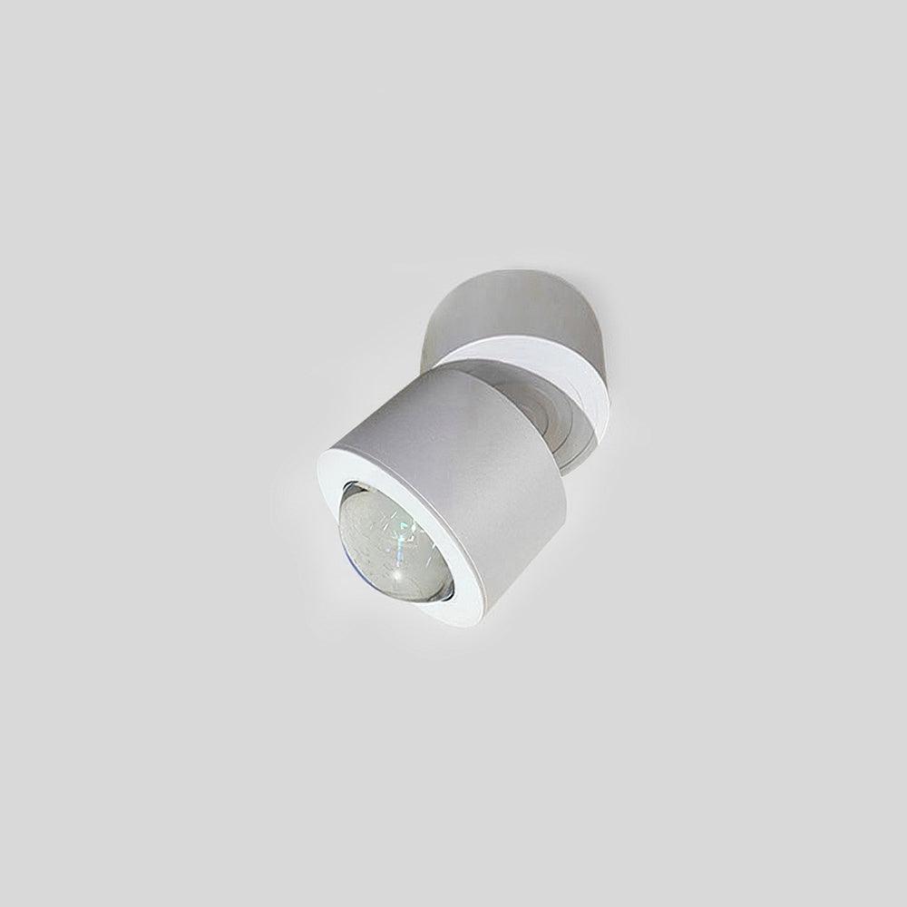 LED Spotlight | Adjustable Aluminum & Glass | White Finish