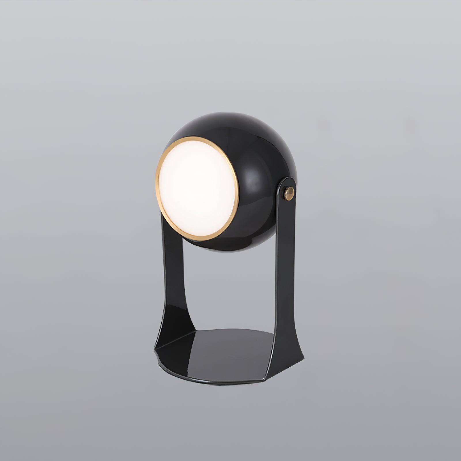 Svejk Table Lamp | Glossy Black and White | Touch Control