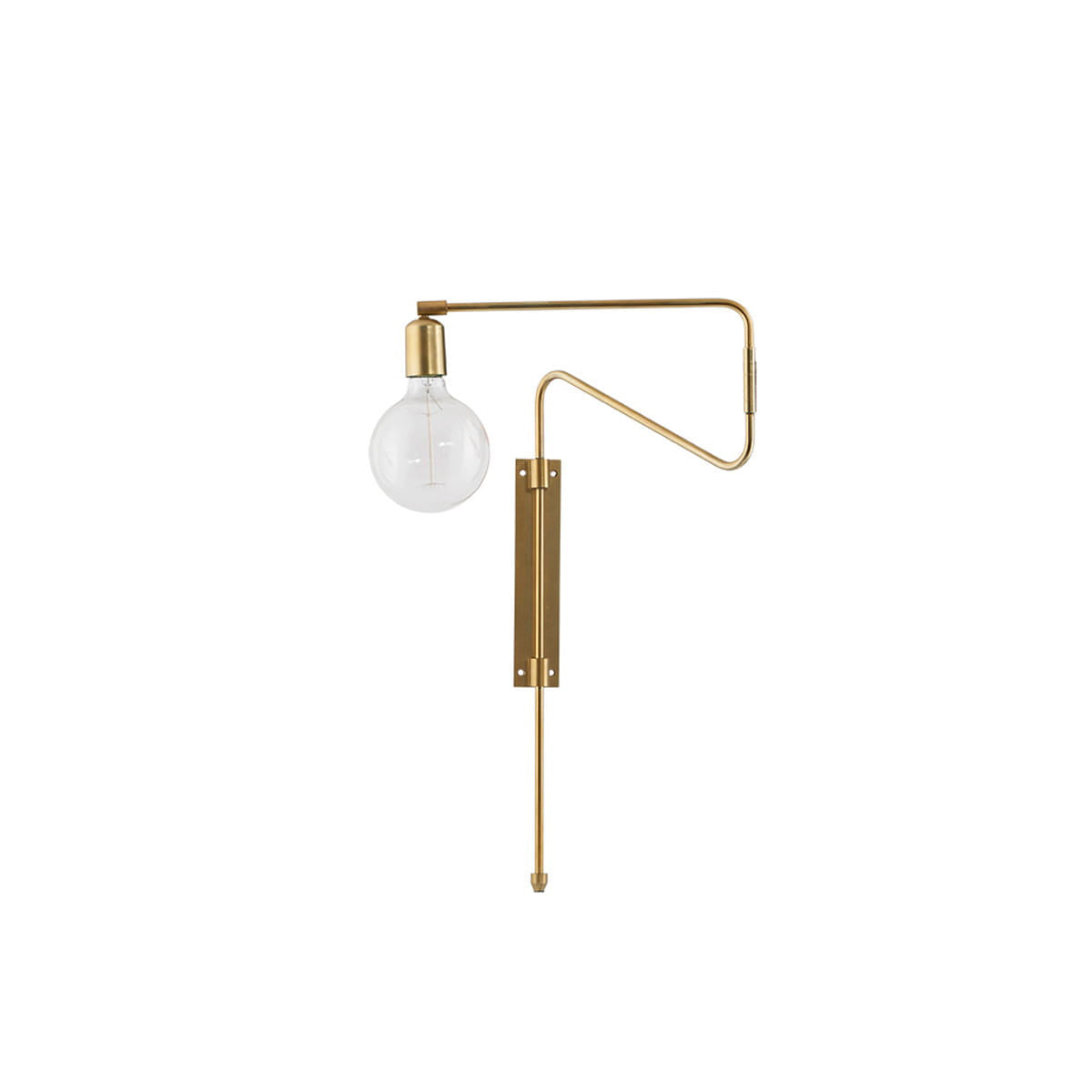 Swing Wall Lamp | Adjustable Brass & Metal | Set of 2