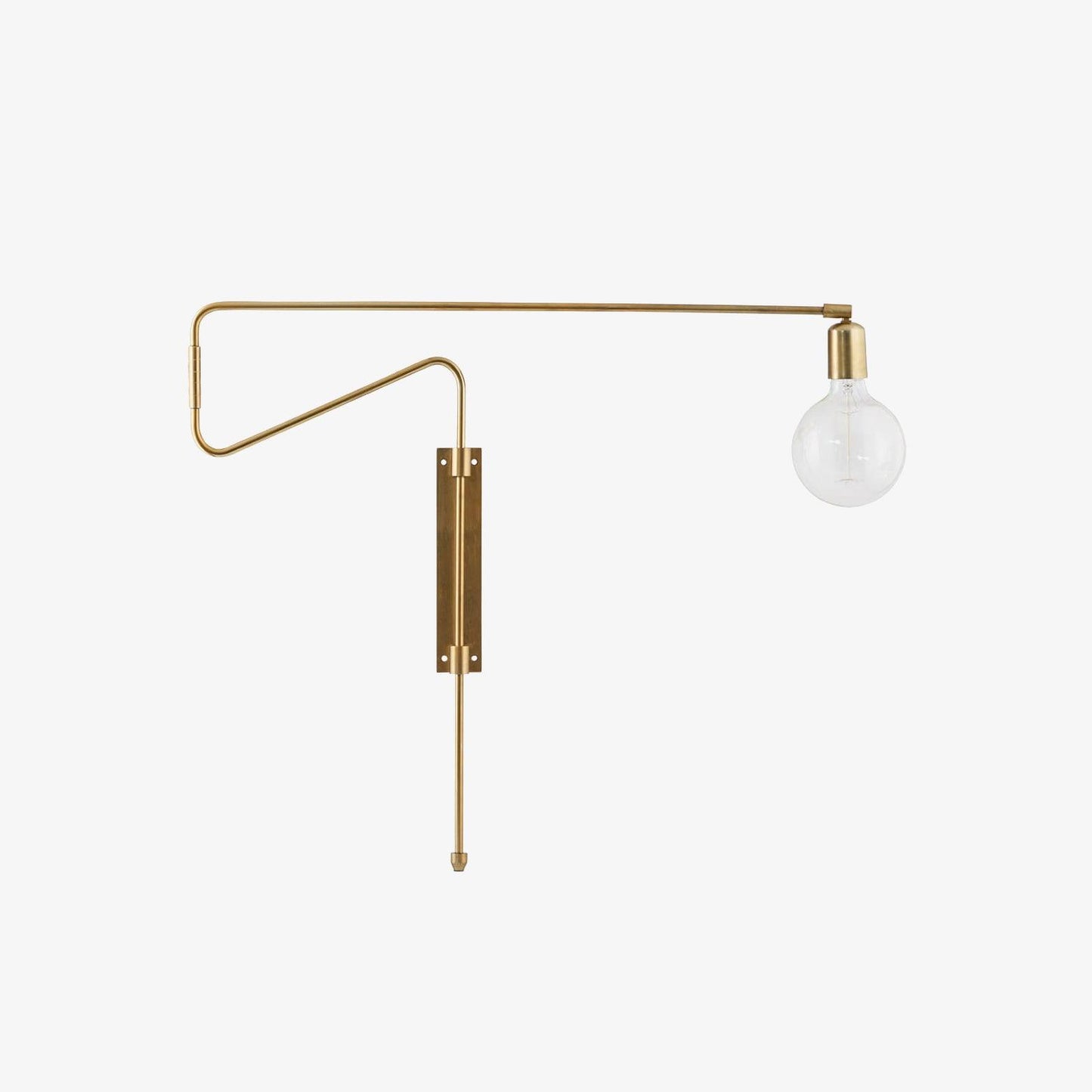 Swing Wall Lamp | Adjustable Brass & Metal | Set of 2