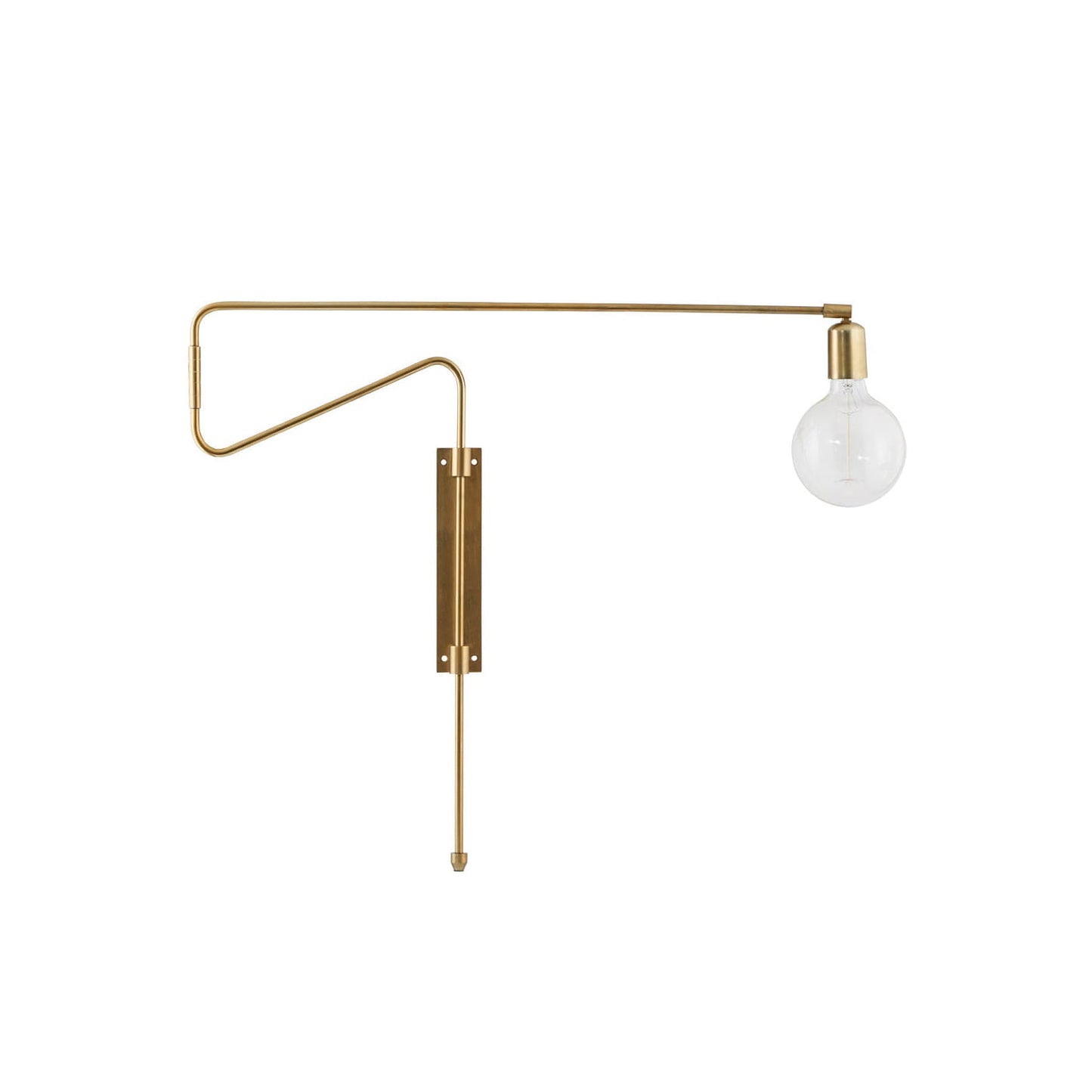 Swing Wall Lamp | Adjustable Brass & Metal | Set of 2