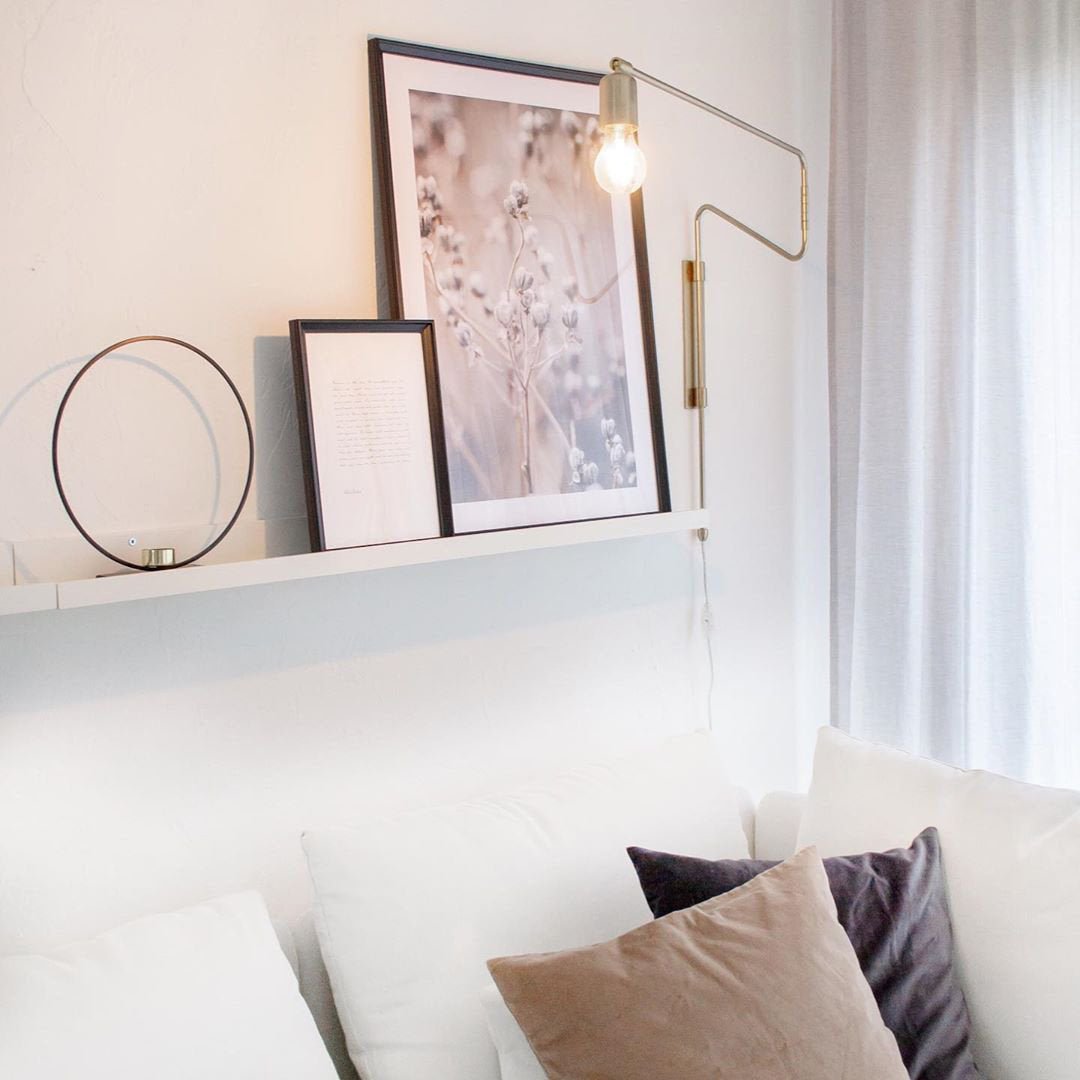 Swing Wall Lamp | Adjustable Brass & Metal | Set of 2