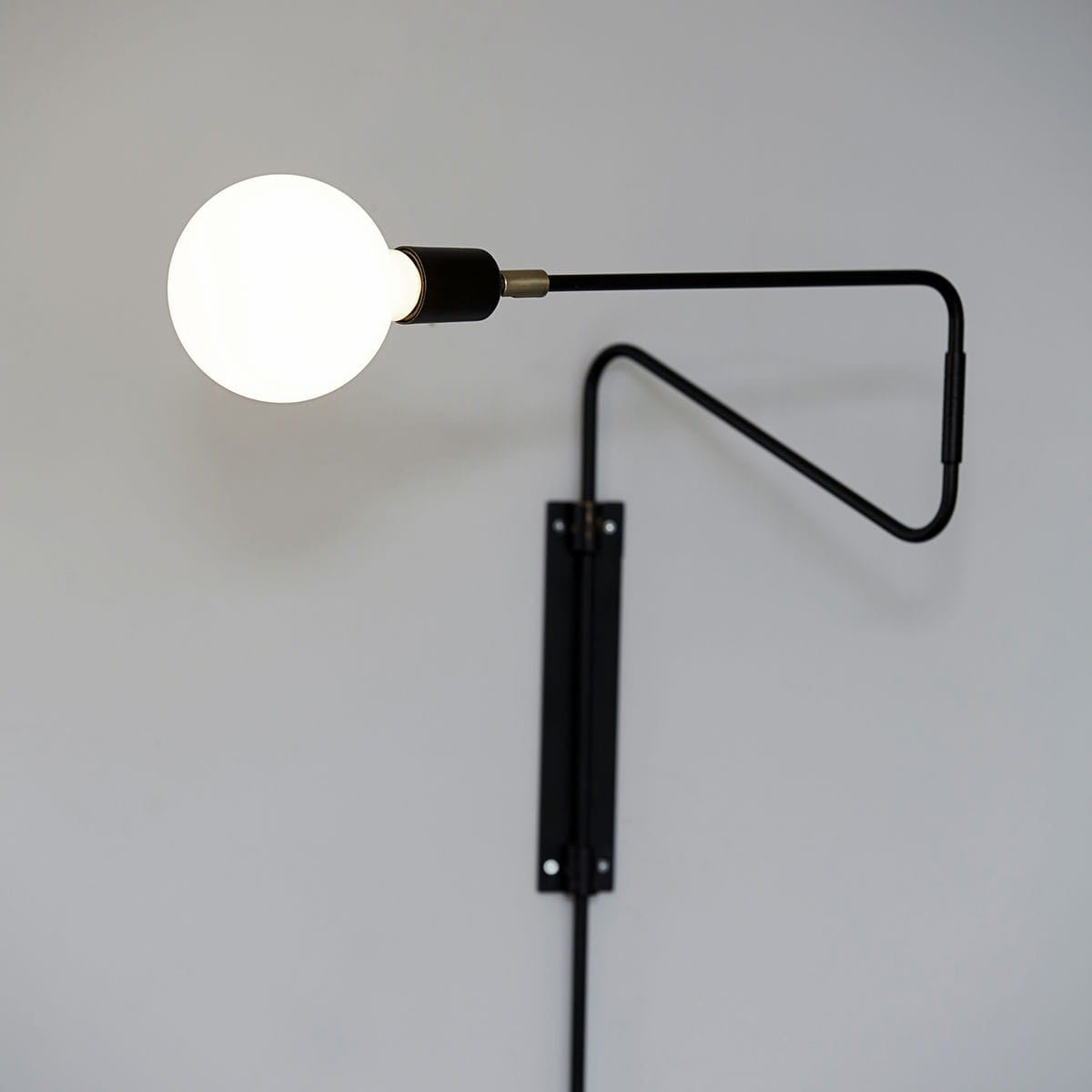 Swing Wall Lamp | Adjustable Brass & Metal | Set of 2