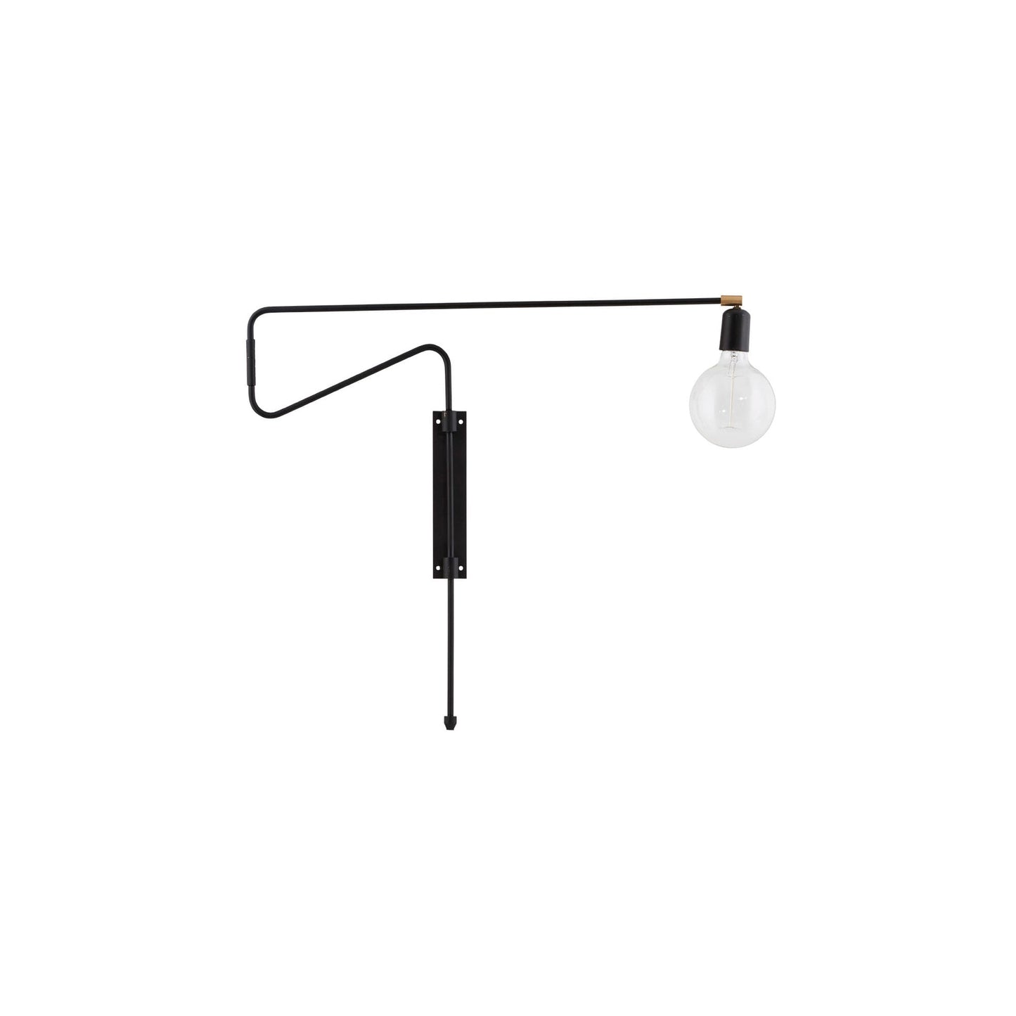 Swing Wall Lamp | Adjustable Brass & Metal | Set of 2