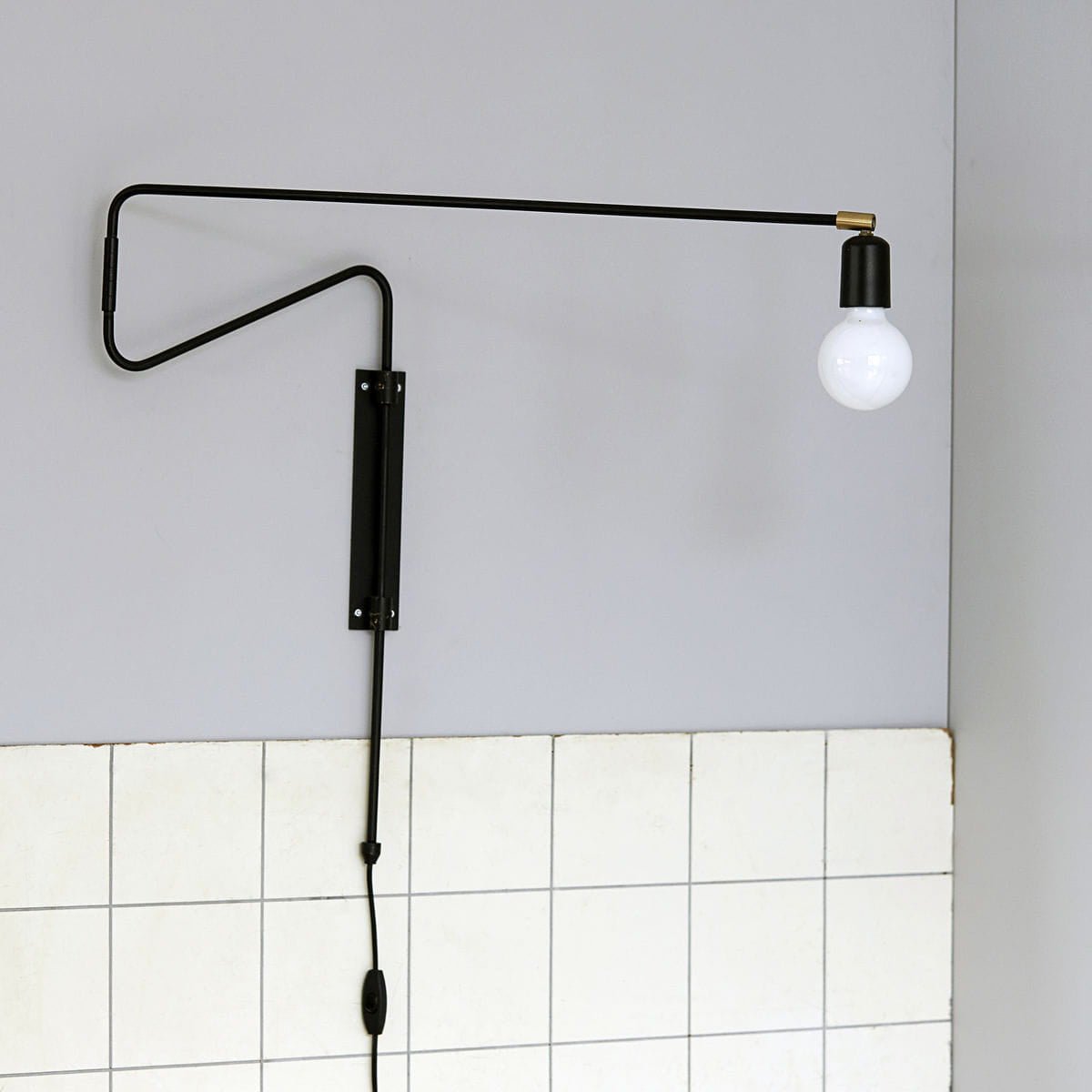 Swing Wall Lamp | Adjustable Brass & Metal | Set of 2