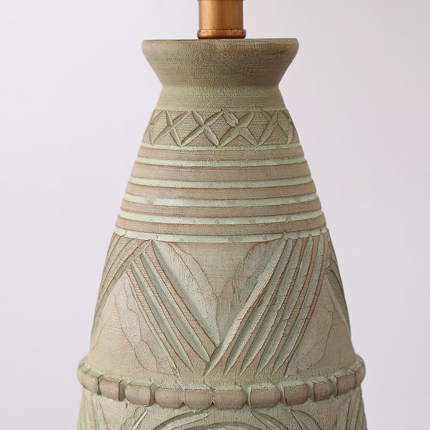 Sylvan Grace Table Lamp | Wood & Cloth | Beige
