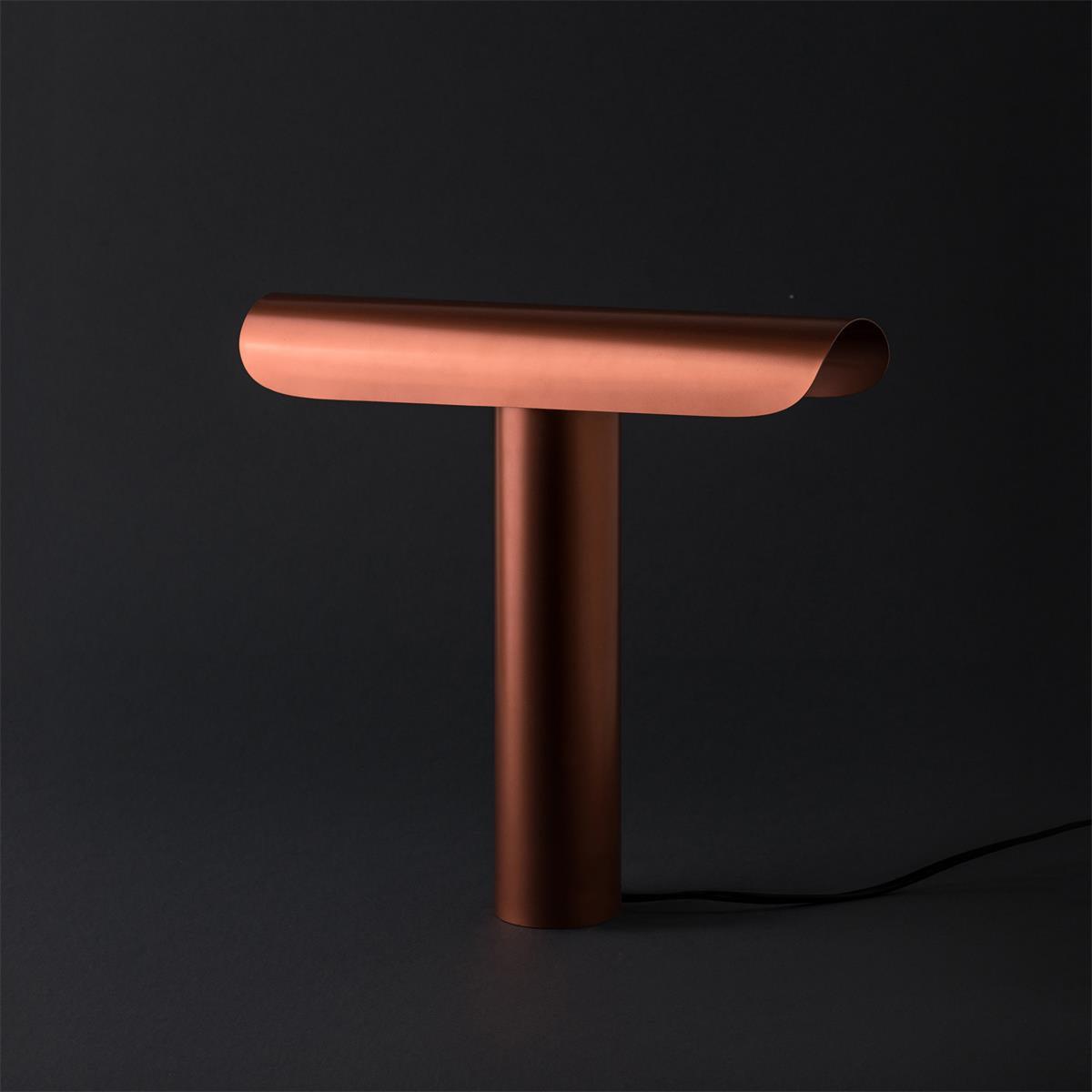 Table Lamp | Integrated LED | White, Black, Antiqued Copper