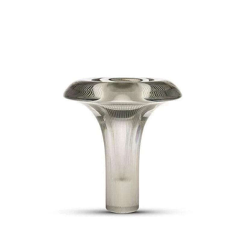 Takku Table Lamp | Transparent Glass & Metal | 34cm Diameter