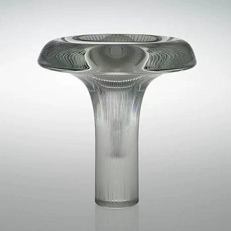 Takku Table Lamp | Transparent Glass & Metal | 34cm Diameter