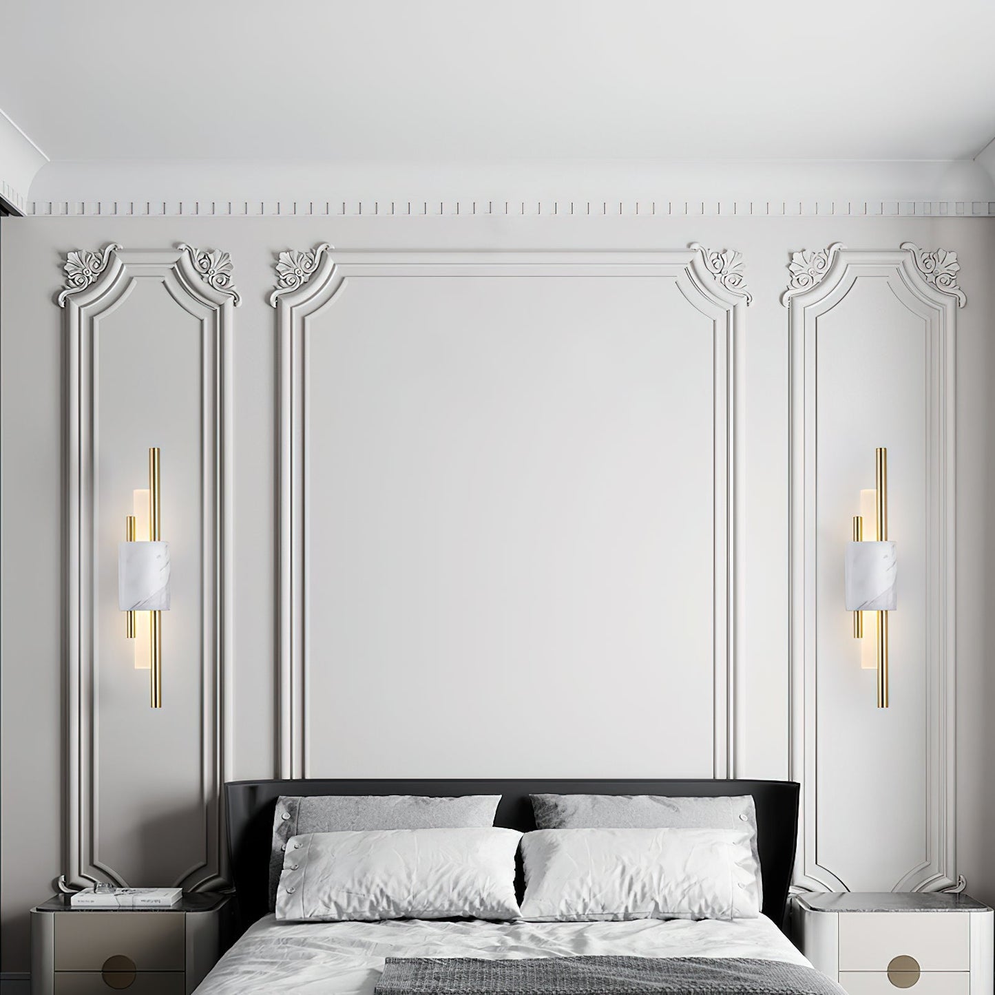 Tanto Wall Light | Brass & Marble | Set of 2