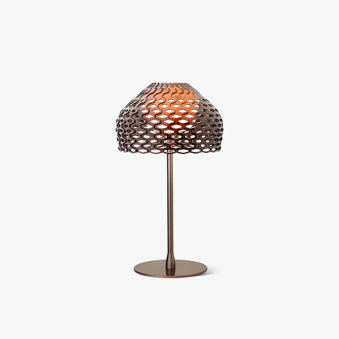 Armadillo Table Lamp | Metal & Plastic | White or Brown