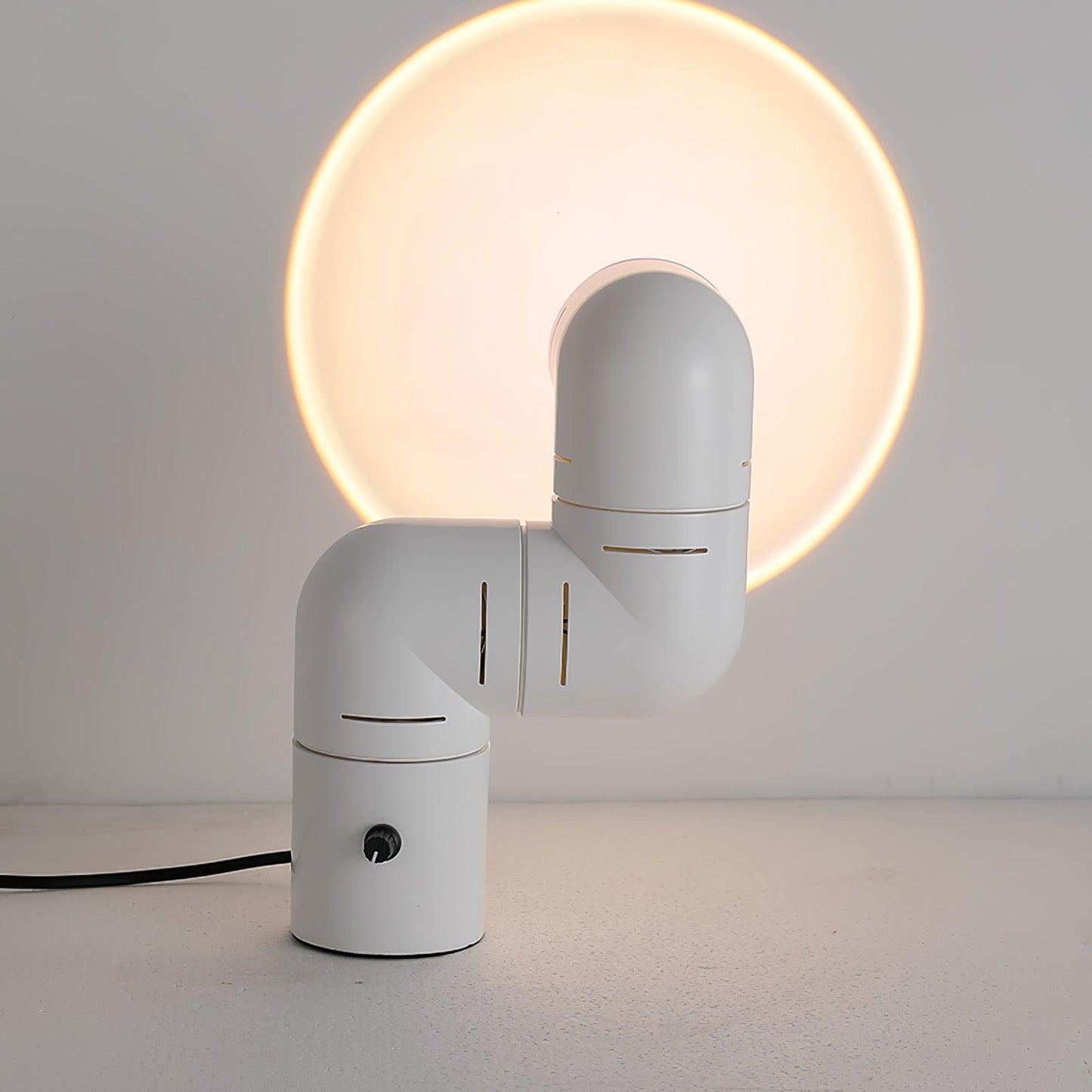 Tatu Table Lamp | Adjustable LED | Red & White