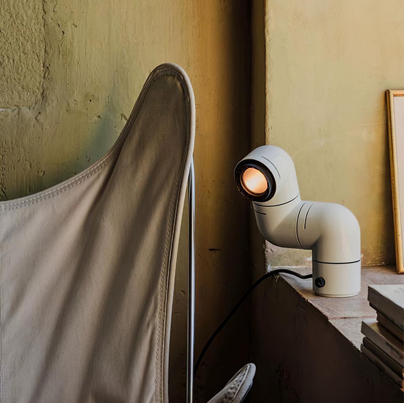 Tatu Table Lamp | Adjustable LED | Red & White