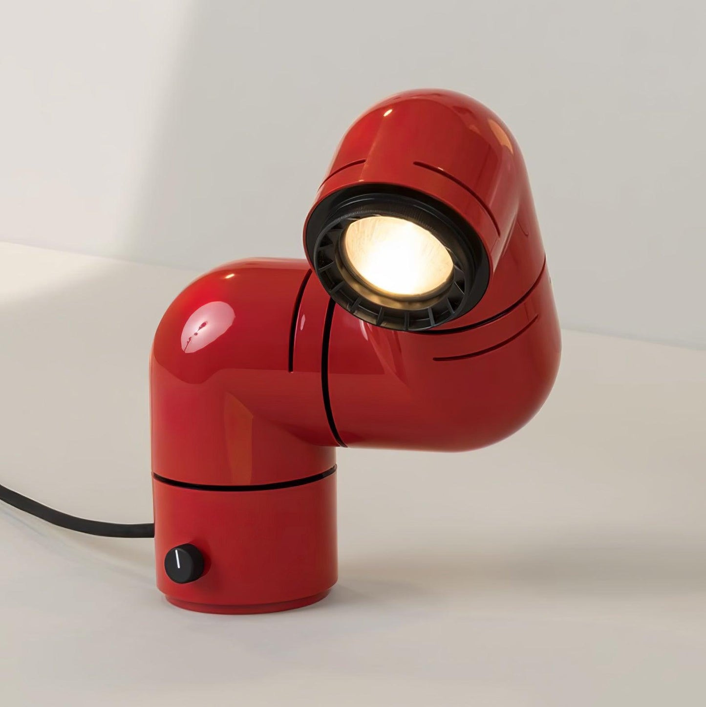 Tatu Table Lamp | Adjustable LED | Red & White