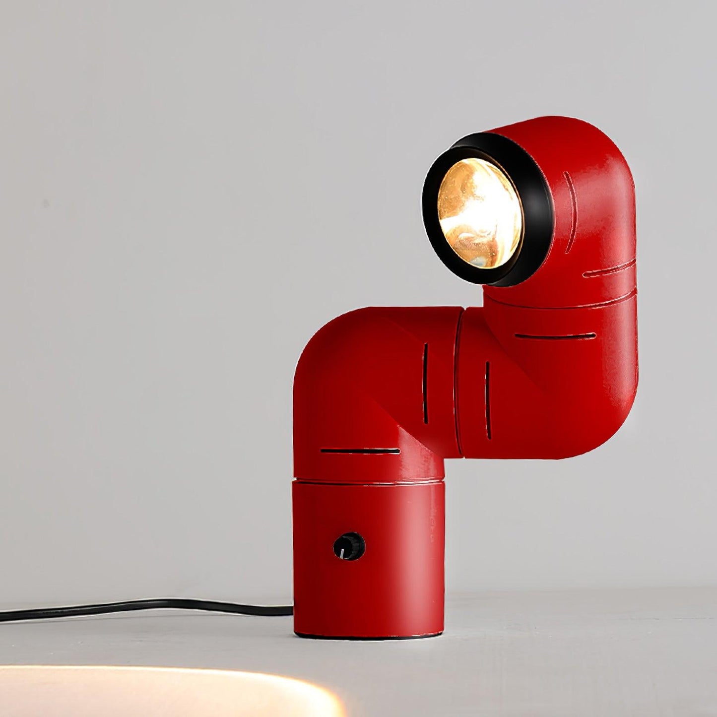 Tatu Table Lamp | Adjustable LED | Red & White