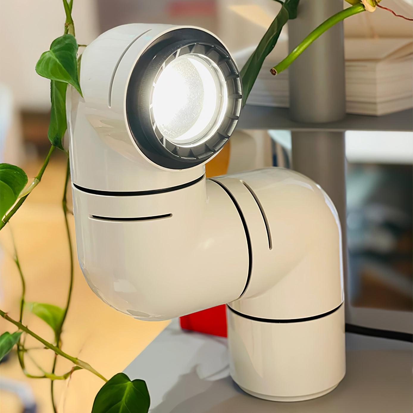 Tatu Table Lamp | Adjustable LED | Red & White