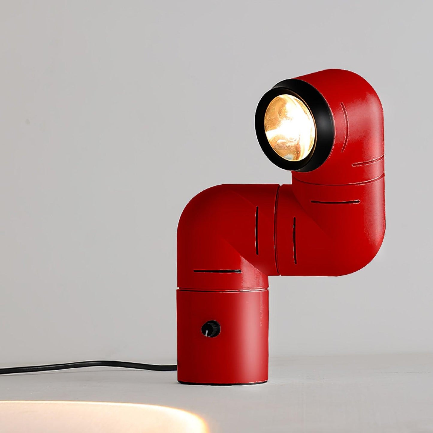 Tatu Table Lamp | Adjustable LED | Red & White