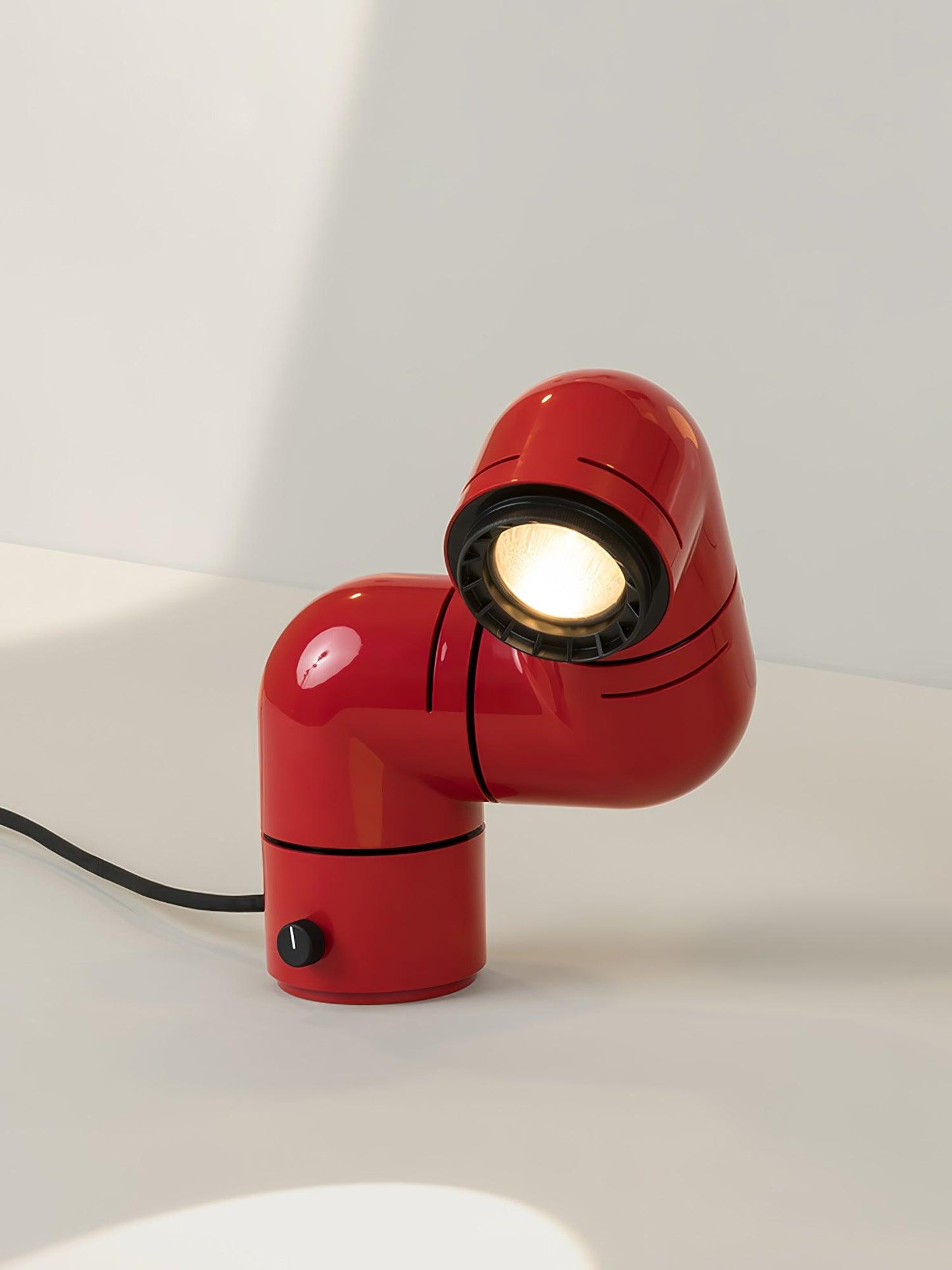 Tatu Table Lamp | Adjustable LED | Red & White