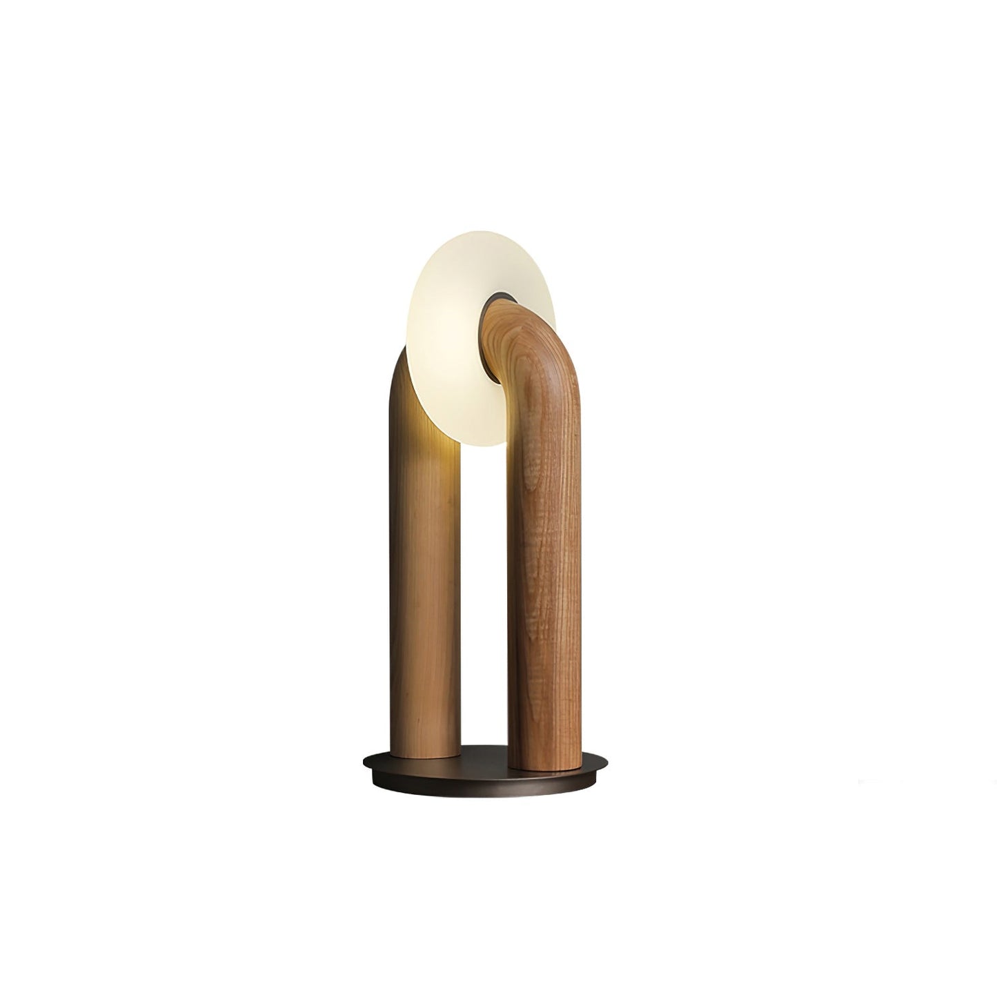 Arcadia Table Lamp | Wooden Design | Wood, Walnut, Black Finishes