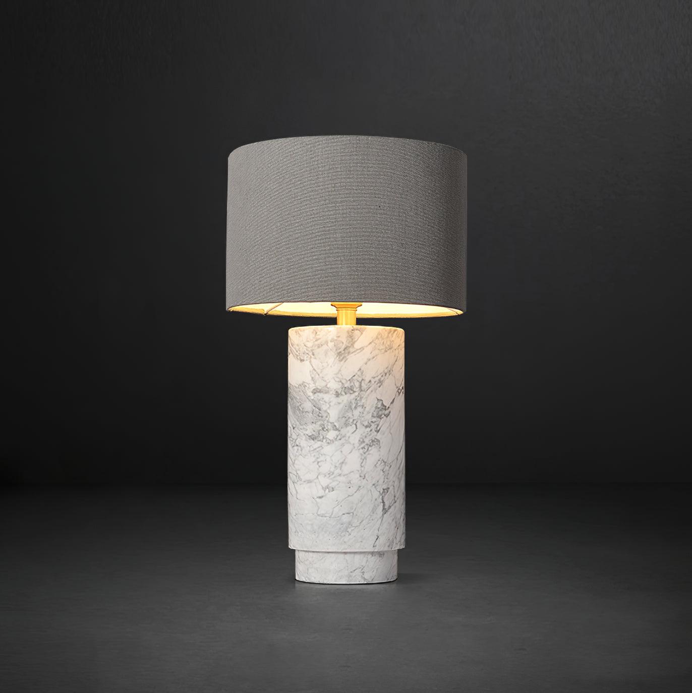 Terra Table Lamp | Green Marble Base | 57cm Height
