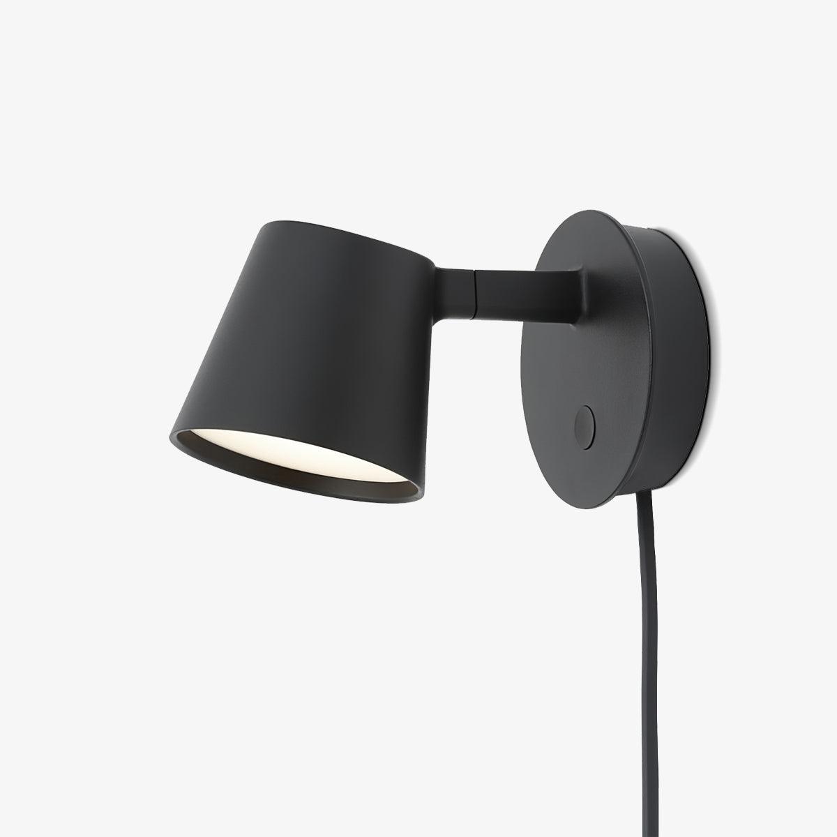 Wall Lamp Set | Adjustable Aluminum & Acrylic | Black, White, Red