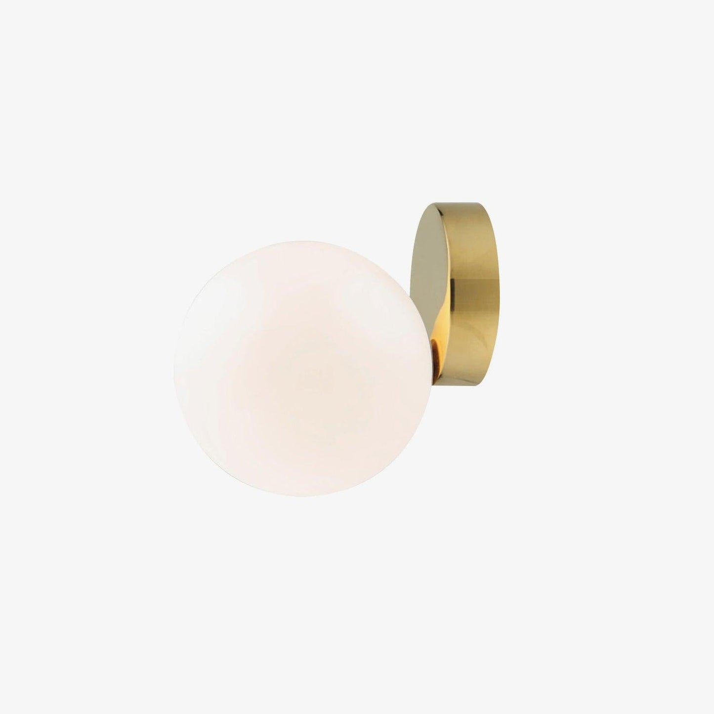 Wall Lamp Set | Metal & Glass | Gold & White
