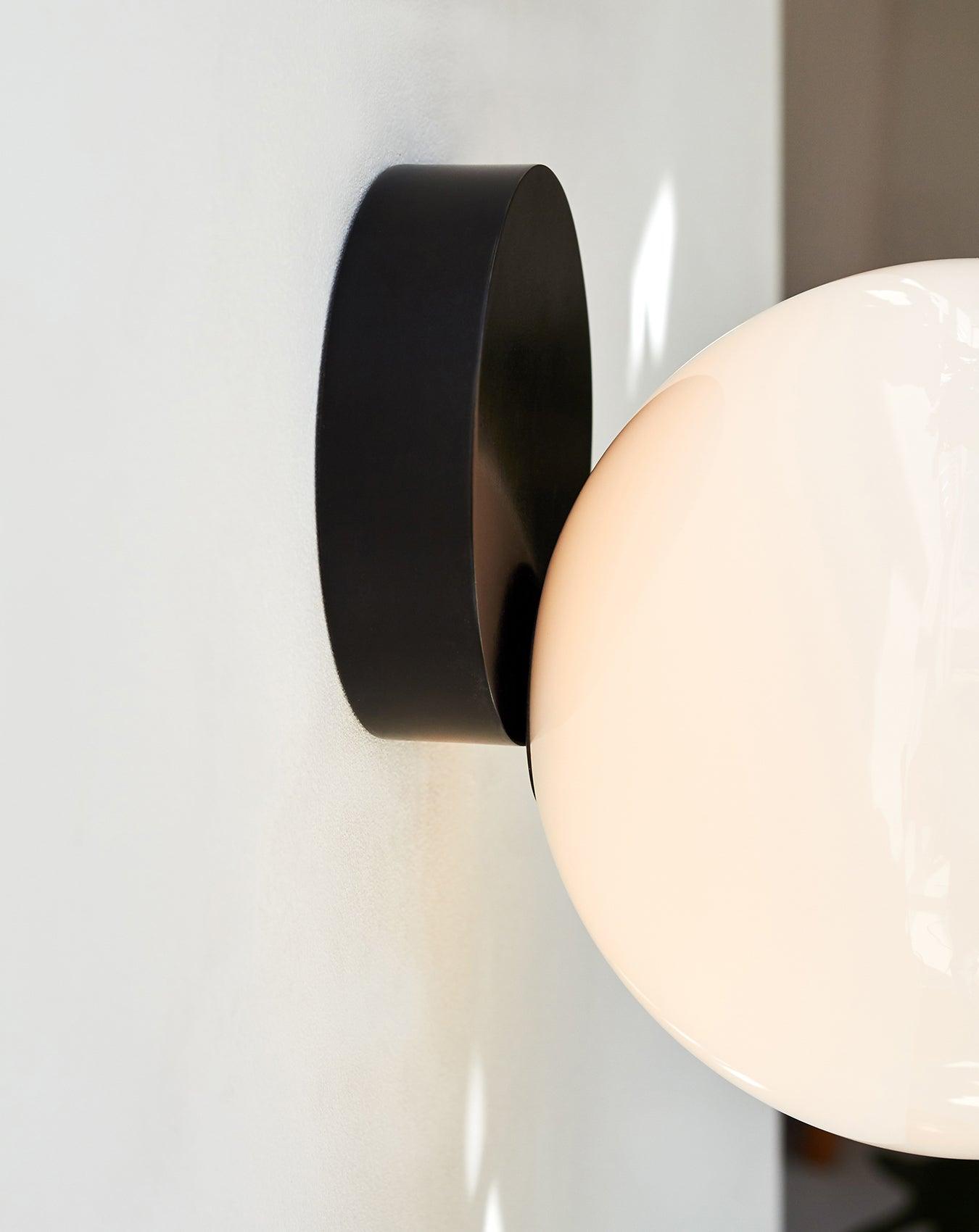 Wall Lamp Set | Metal & Glass | Gold & White