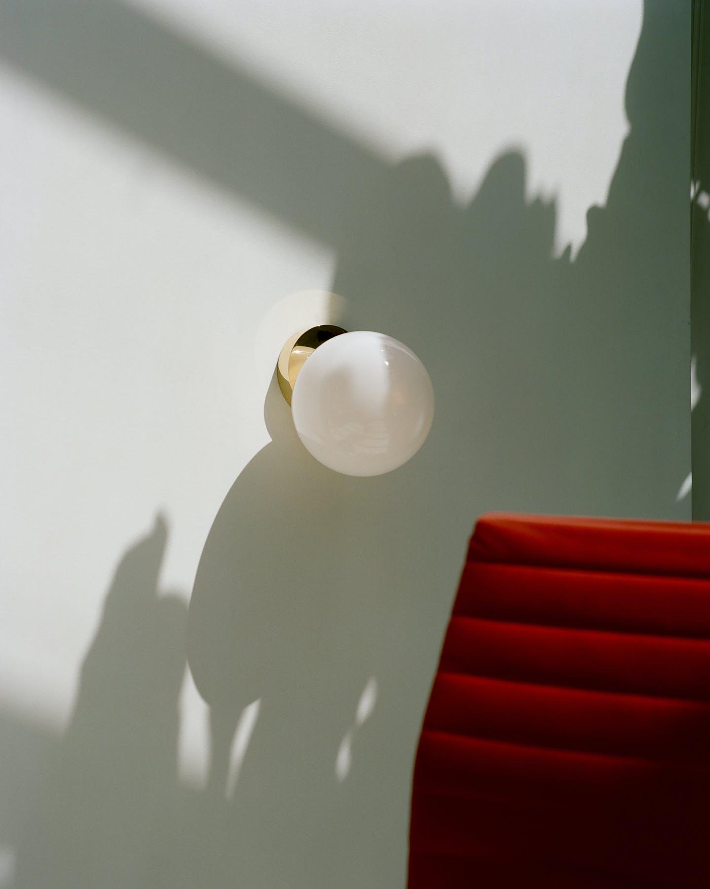 Wall Lamp Set | Metal & Glass | Gold & White