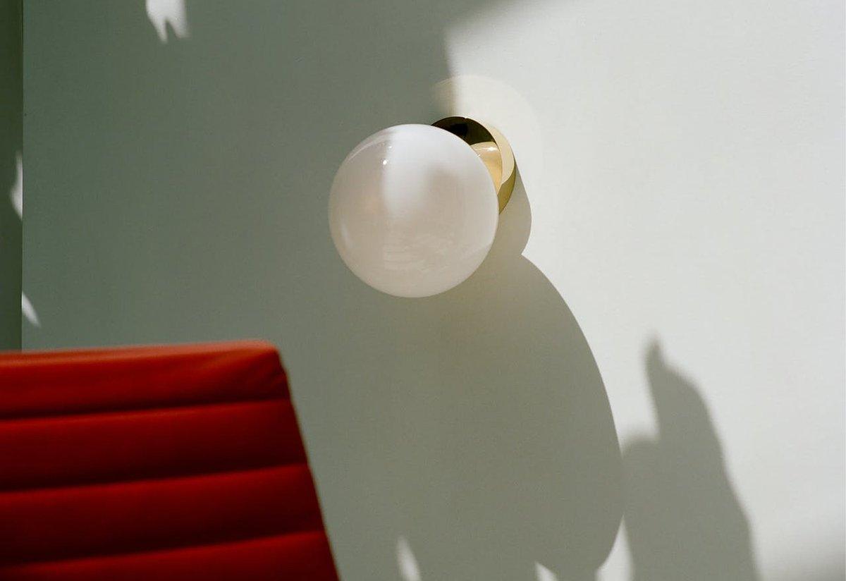 Wall Lamp Set | Metal & Glass | Gold & White