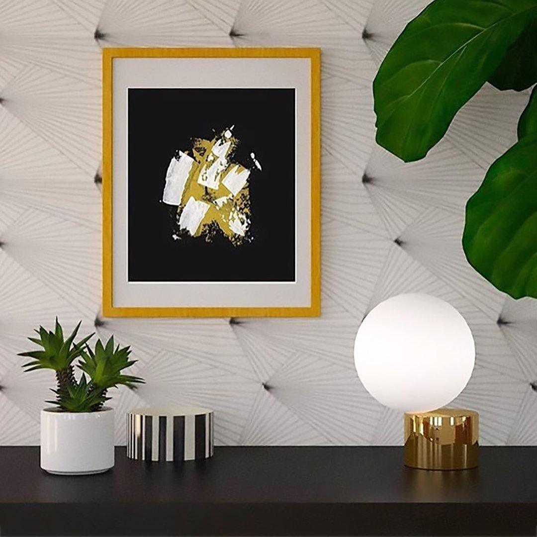 Table Lamp | Metal & Glass | Gold Finish