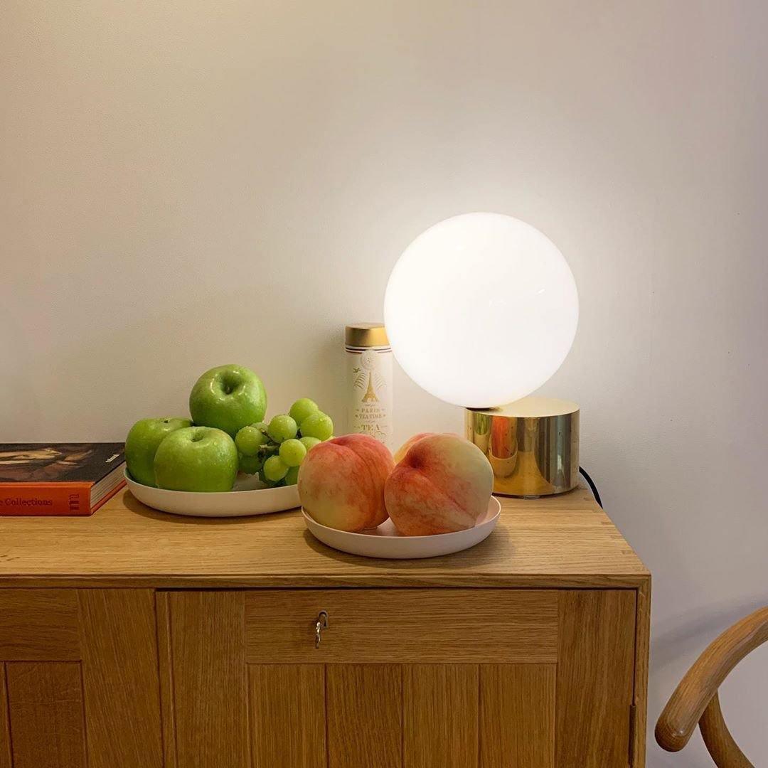 Table Lamp | Metal & Glass | Gold Finish