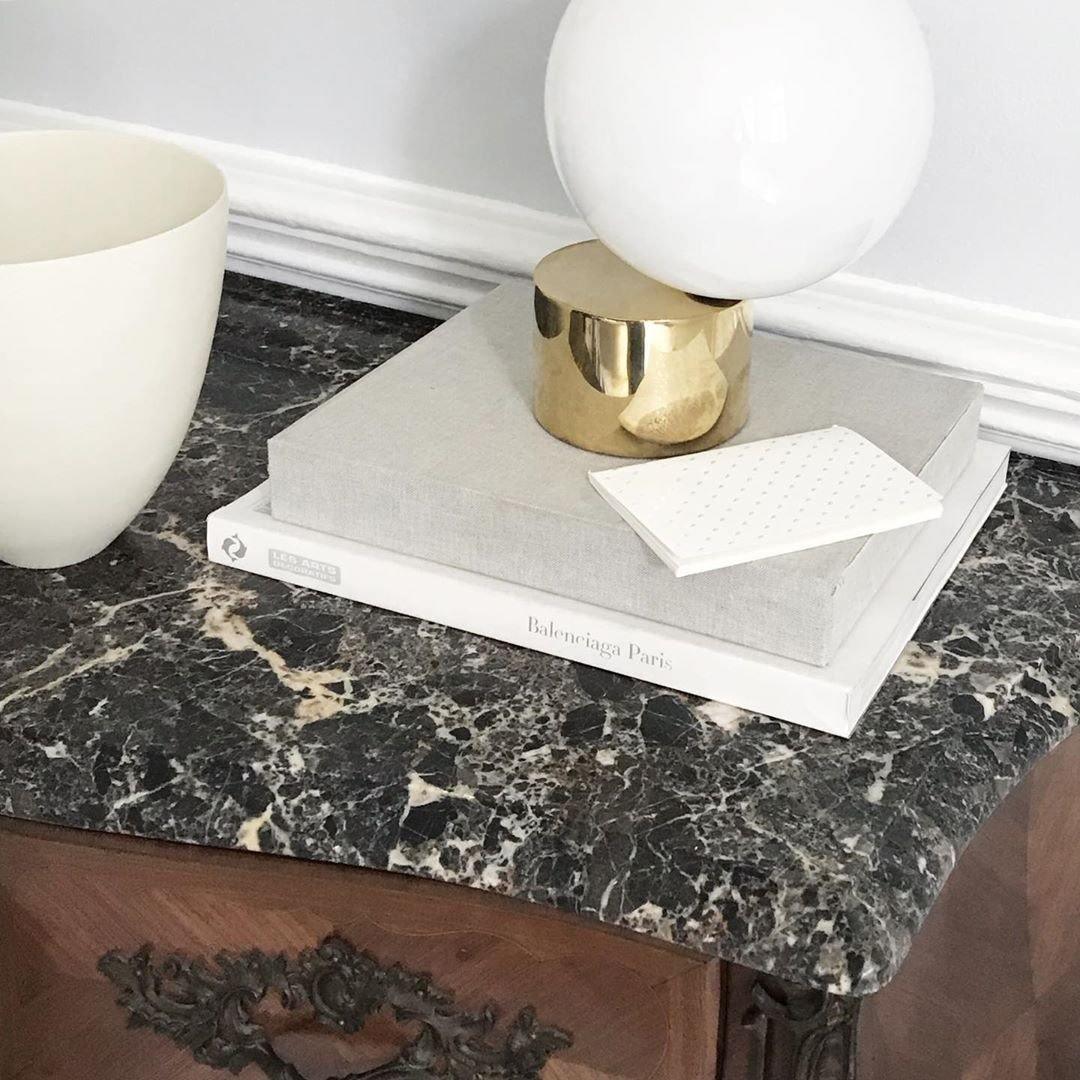 Table Lamp | Metal & Glass | Gold Finish