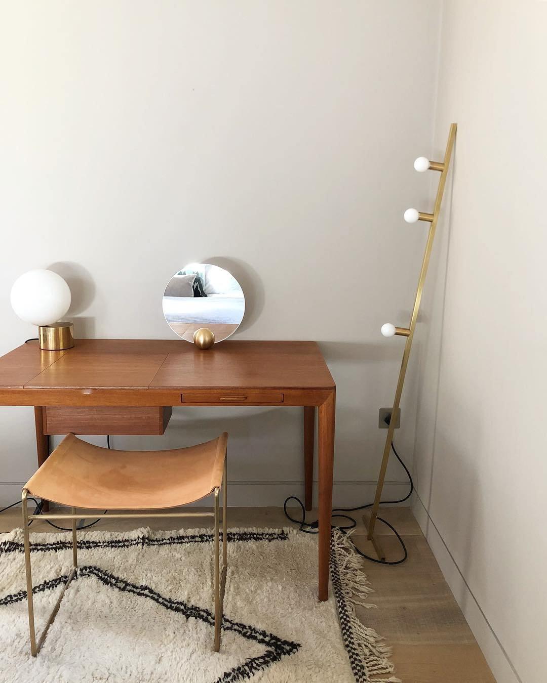 Table Lamp | Metal & Glass | Gold Finish