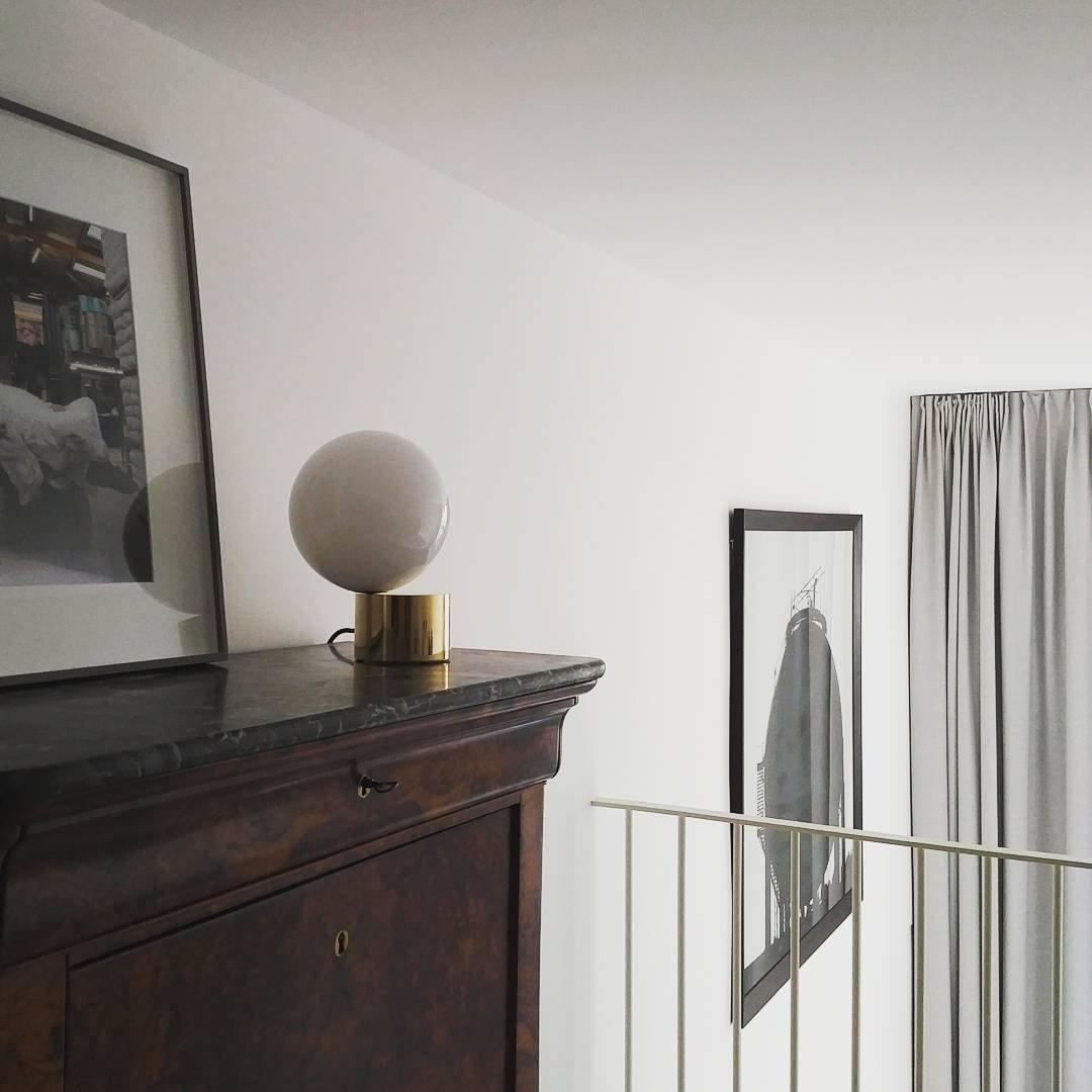 Table Lamp | Metal & Glass | Gold Finish