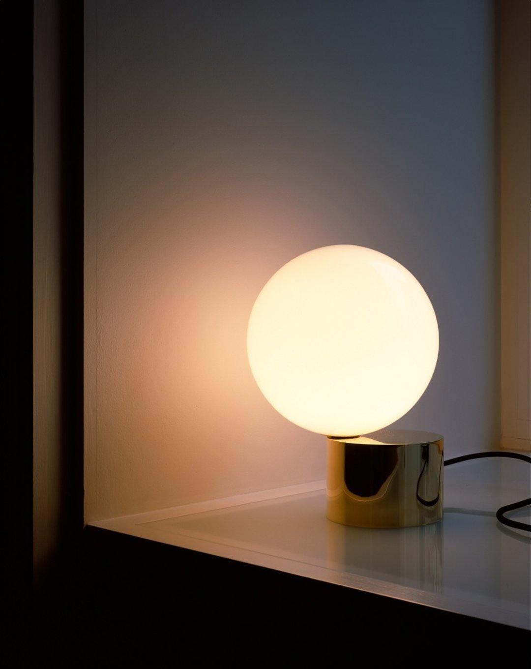 Table Lamp | Metal & Glass | Gold Finish