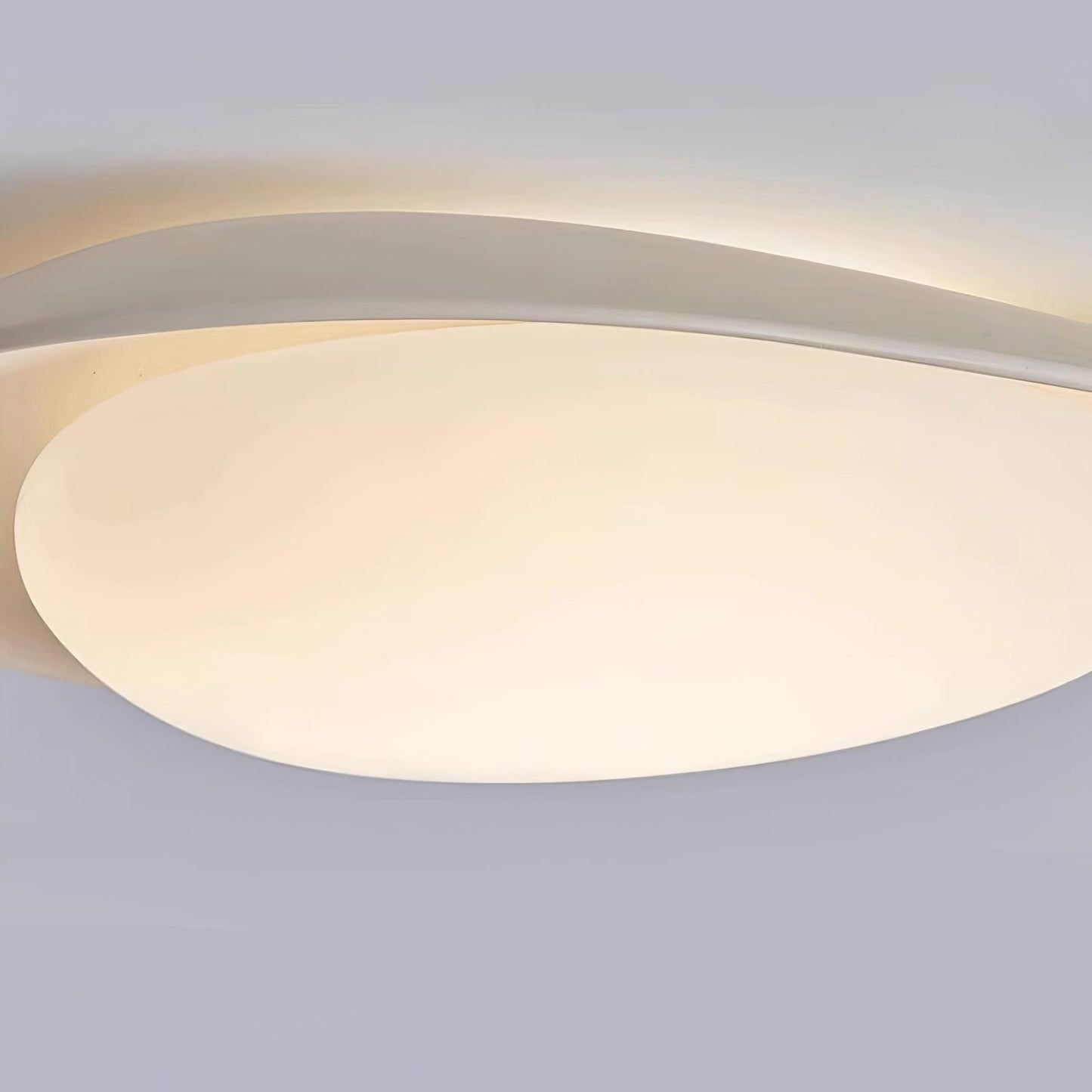 Tonia Ceiling Lamp | Resin Body with Integrated LED | Green or Beige, 36cm/46cm