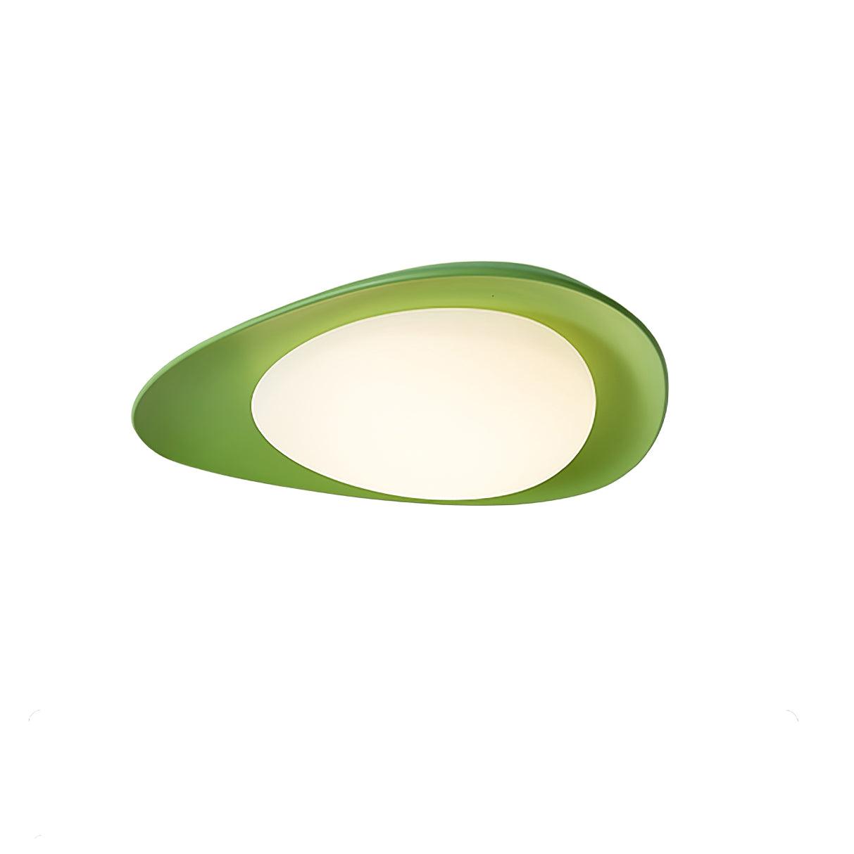 Tonia Ceiling Lamp | Resin Body with Integrated LED | Green or Beige, 36cm/46cm