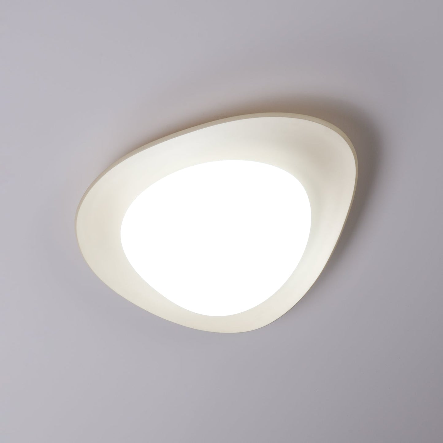 Tonia Ceiling Lamp | Resin Body with Integrated LED | Green or Beige, 36cm/46cm