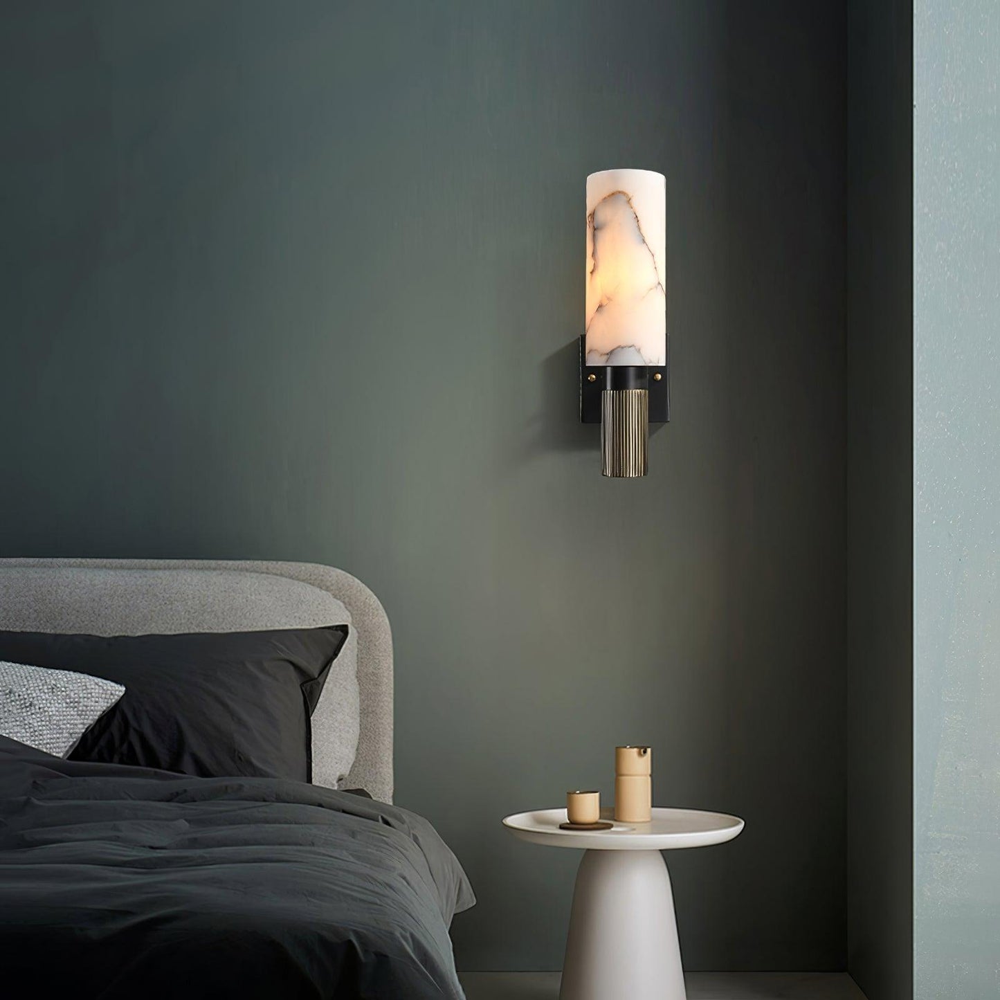 Alabaster Wall Sconce | Natural Stone | Set of 2
