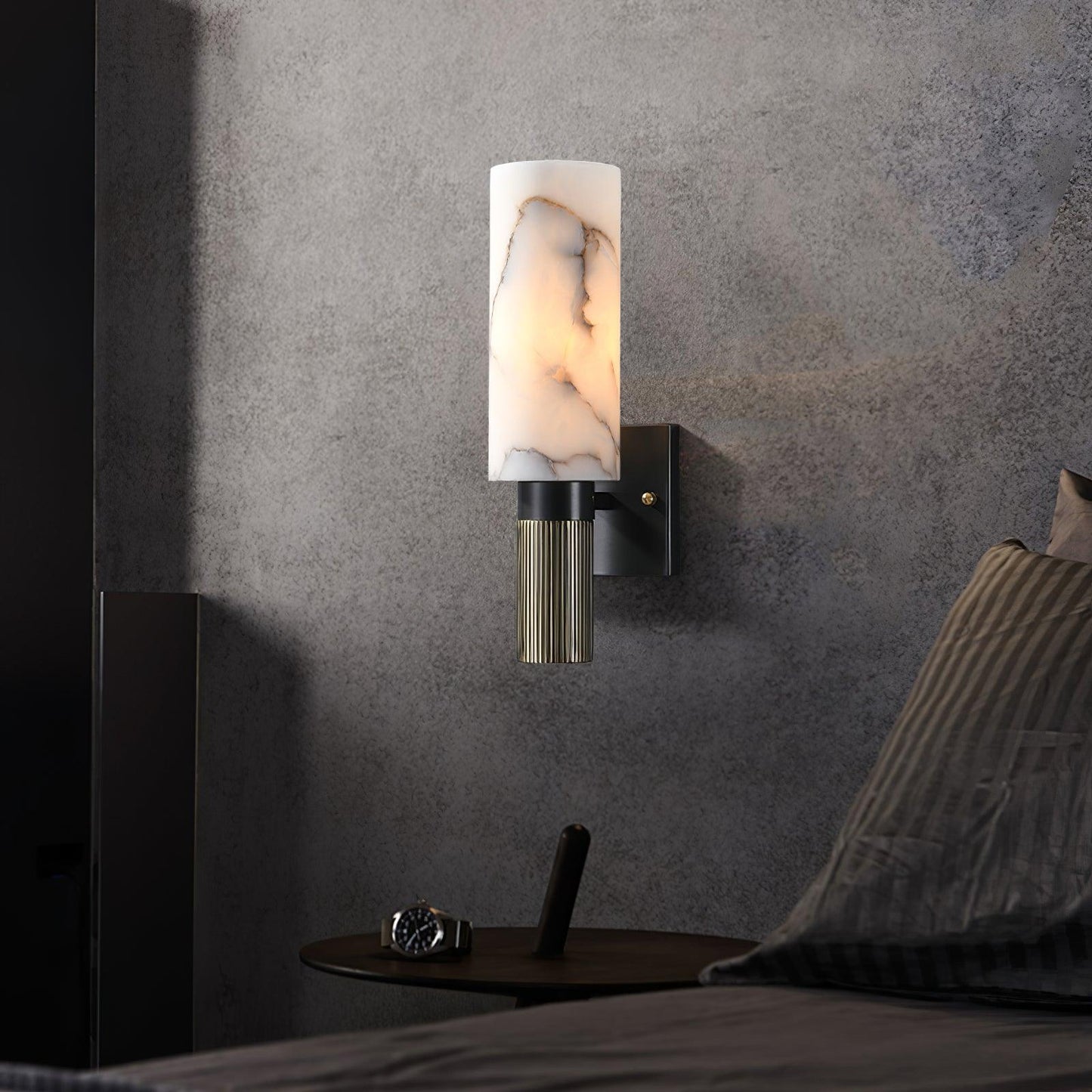 Alabaster Wall Sconce | Natural Stone | Set of 2