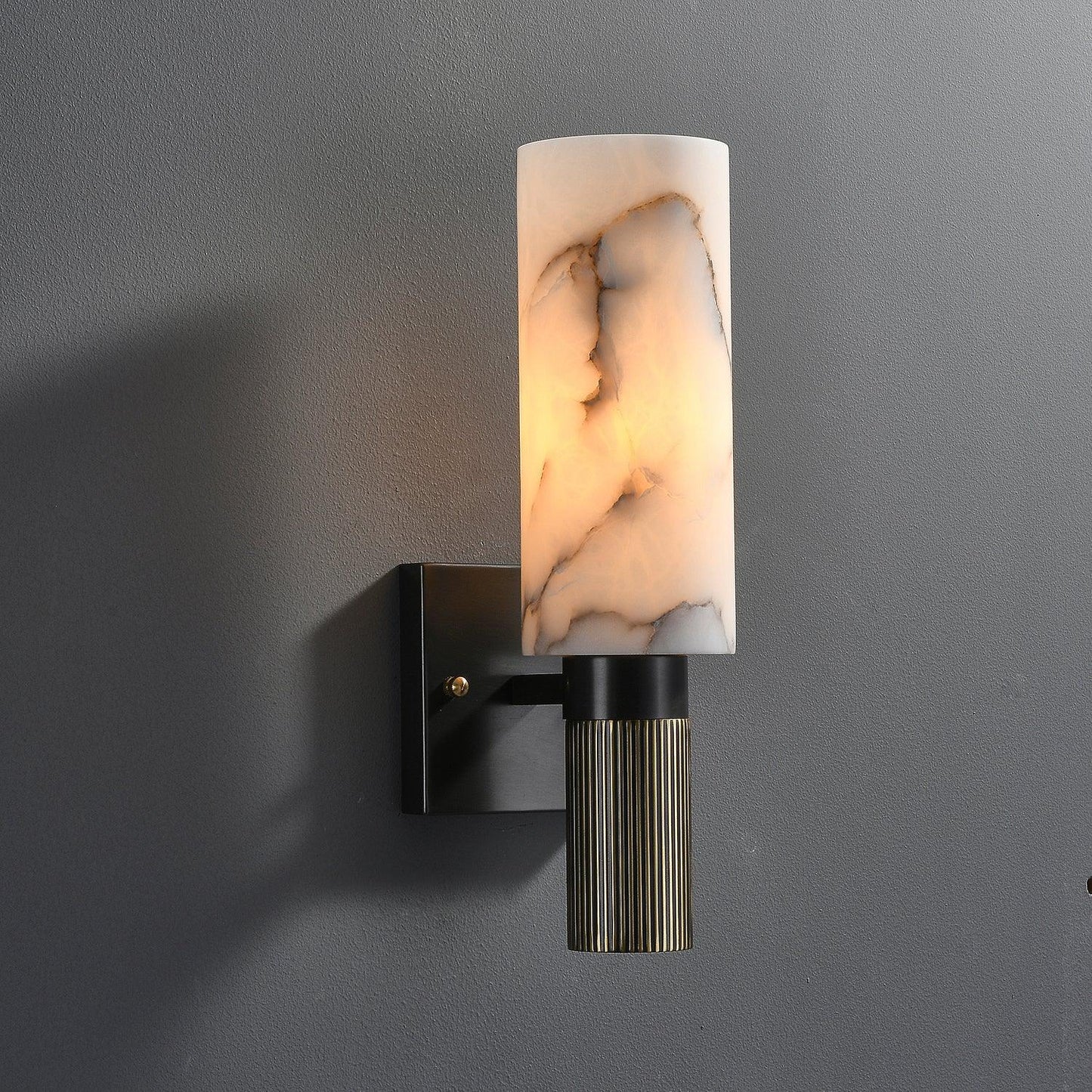 Alabaster Wall Sconce | Natural Stone | Set of 2