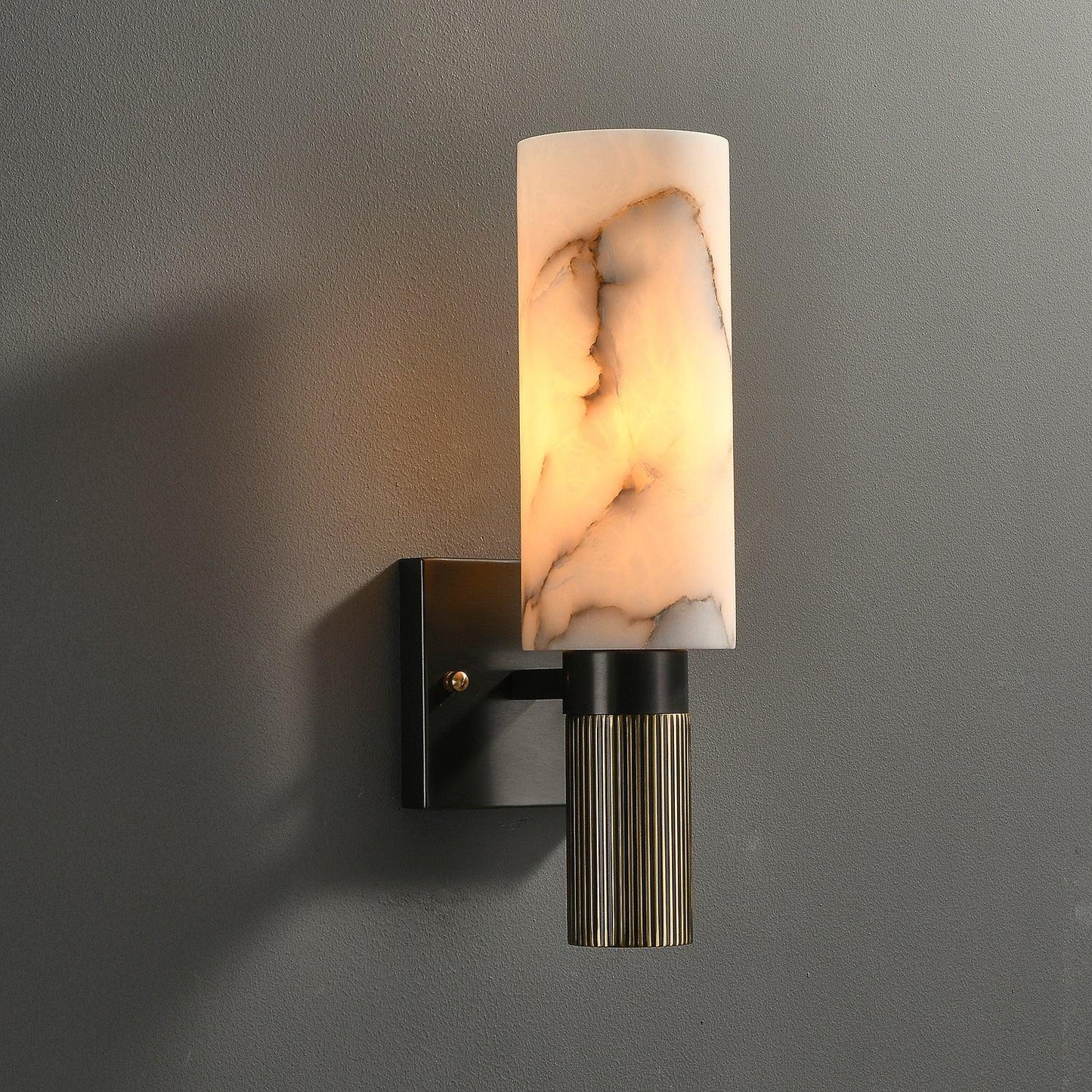 Alabaster Wall Sconce | Natural Stone | Set of 2