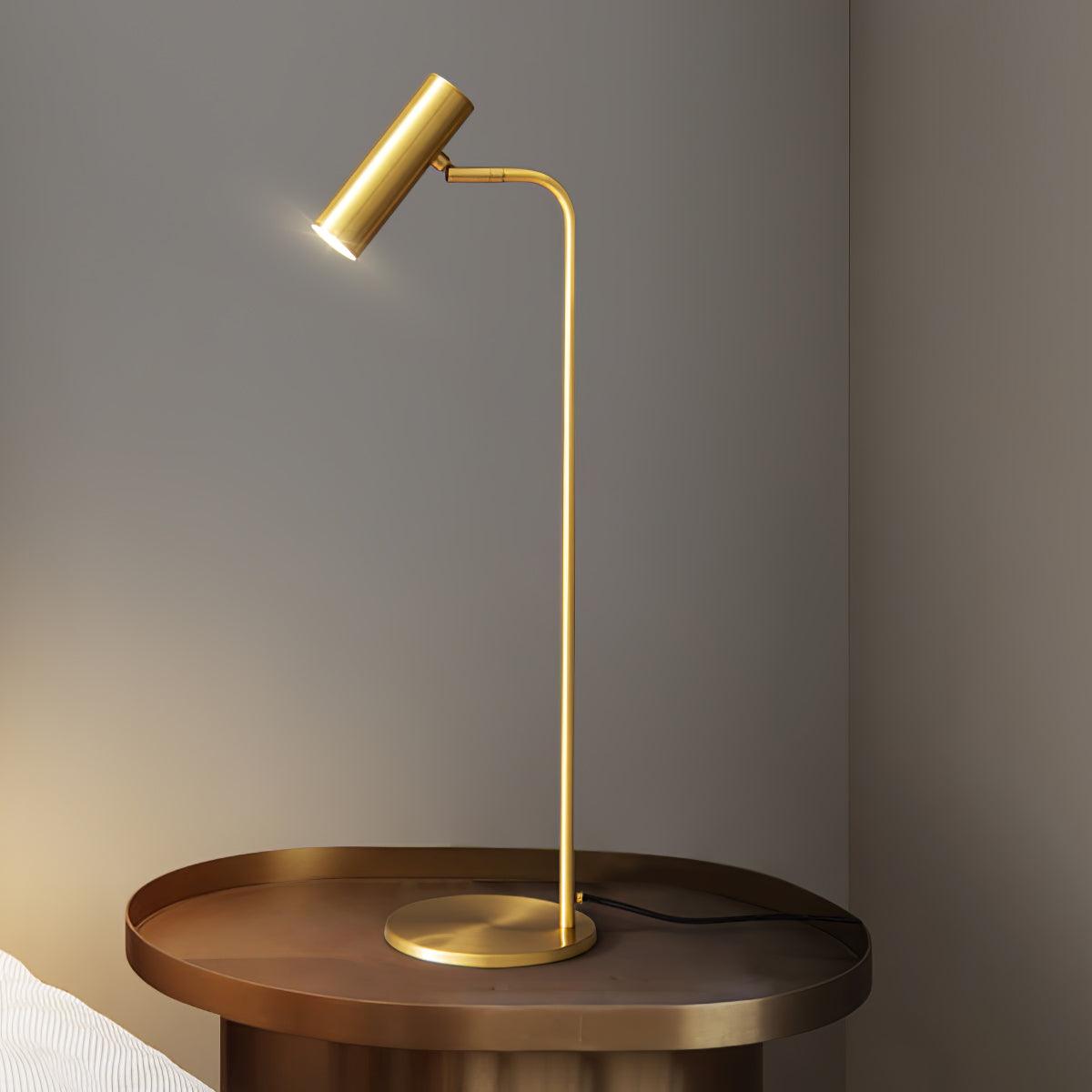 Torris Table Lamp | Satin Brass | Adjustable Height 60cm