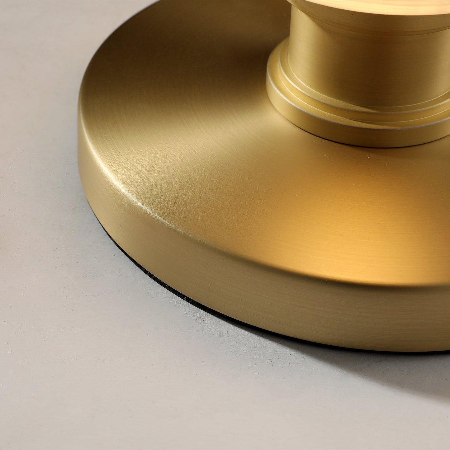 Symbol Table Lamp | Aluminium & Glass | Black & Gold