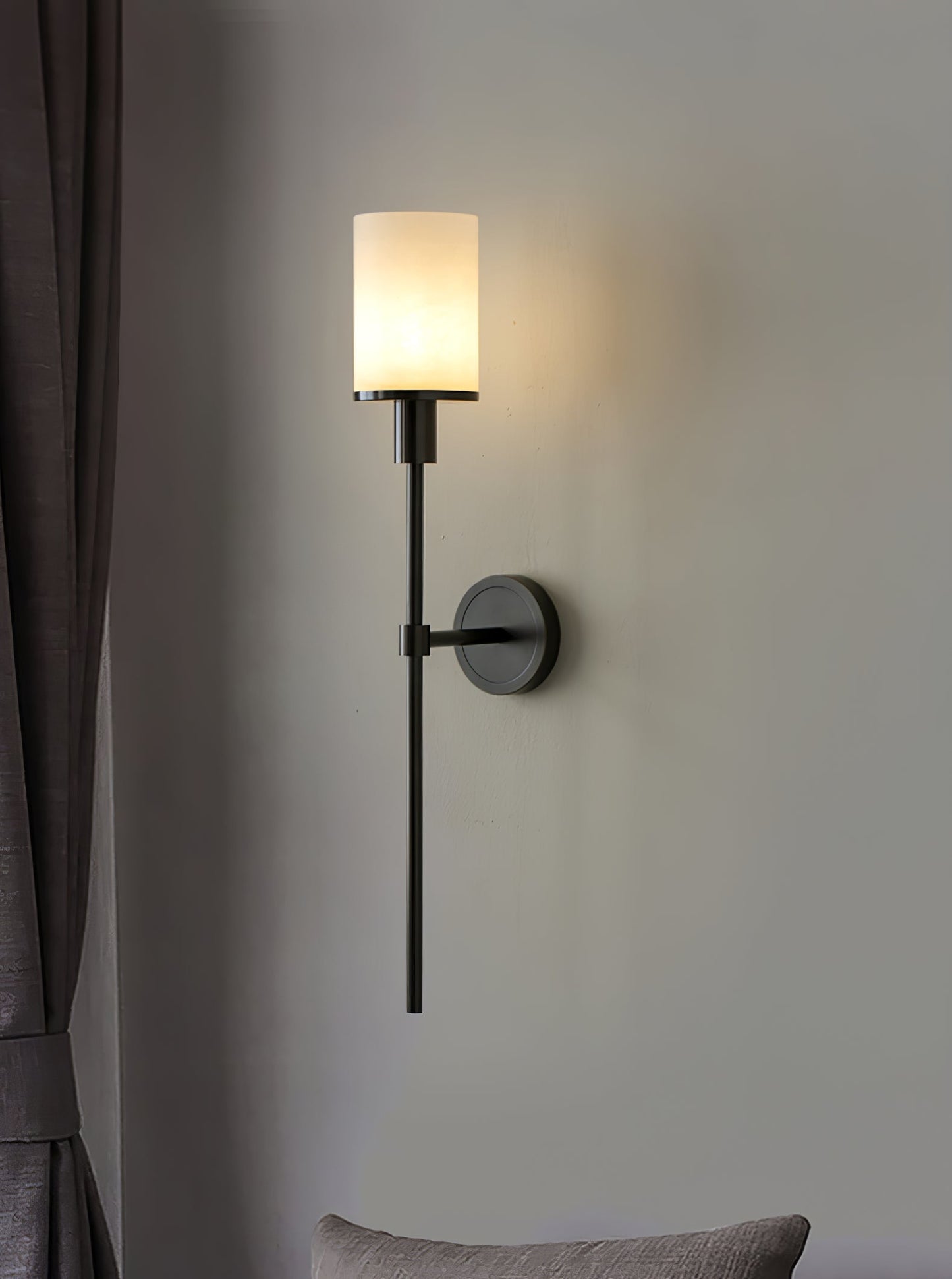 Tracie Wall Sconce | Alabaster & Metal | Set of 2