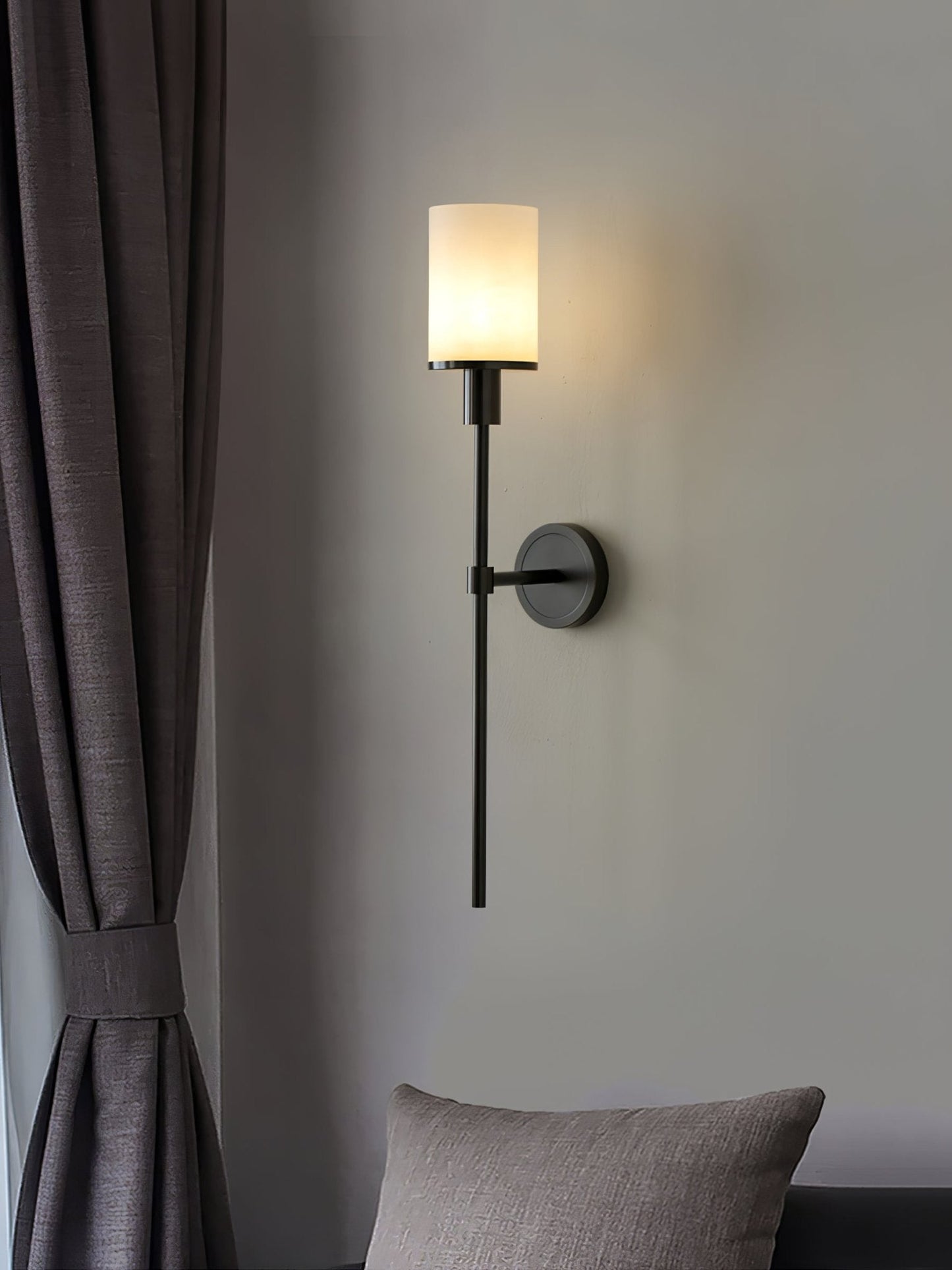 Tracie Wall Sconce | Alabaster & Metal | Set of 2