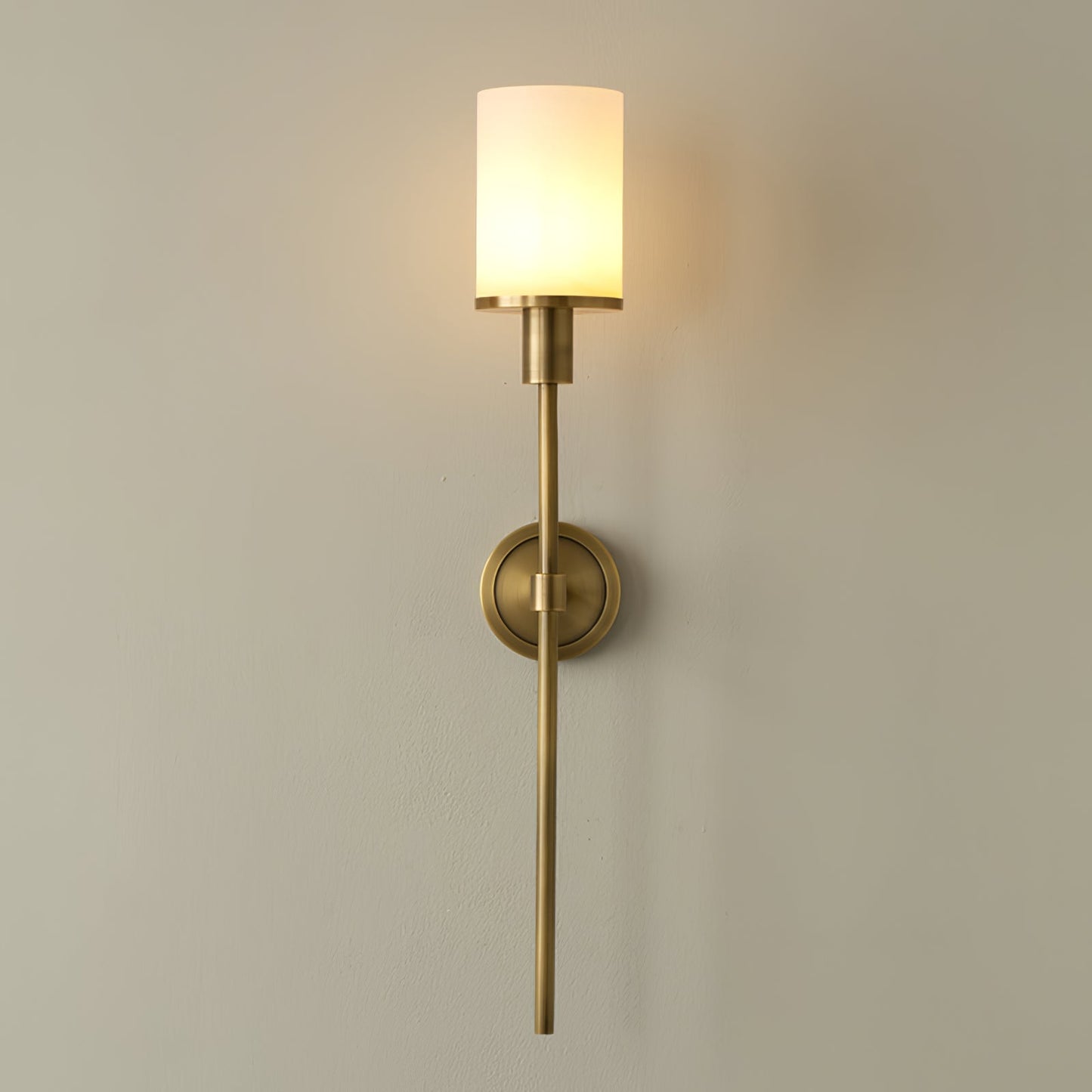 Tracie Wall Sconce | Alabaster & Metal | Set of 2