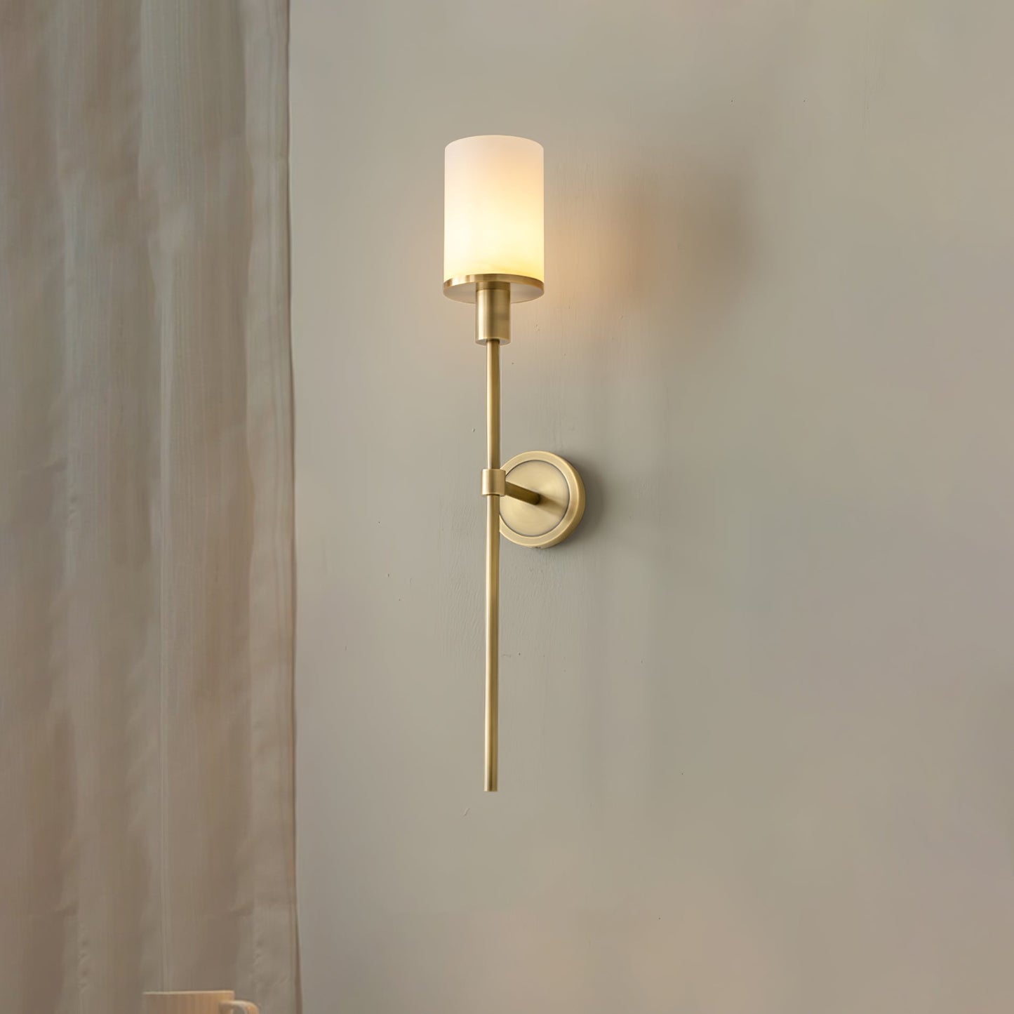 Tracie Wall Sconce | Alabaster & Metal | Set of 2
