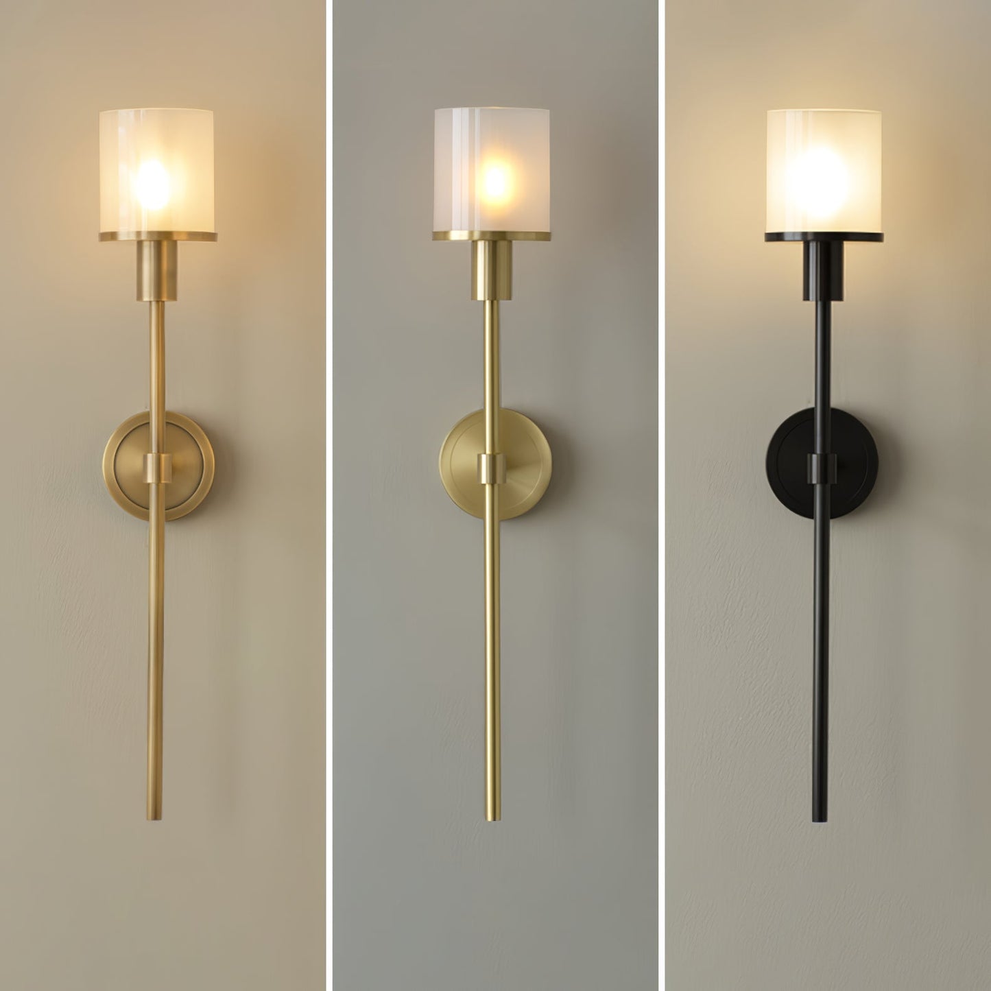 Tracie Wall Sconce | Alabaster & Metal | Set of 2