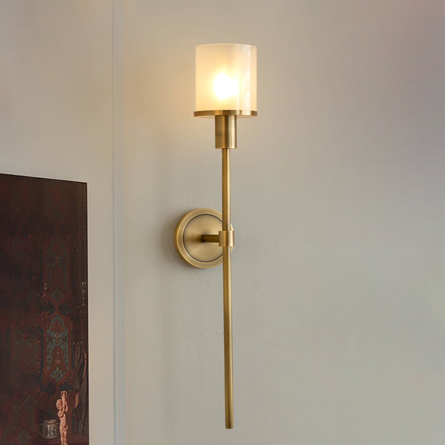 Tracie Wall Sconce | Alabaster & Metal | Set of 2